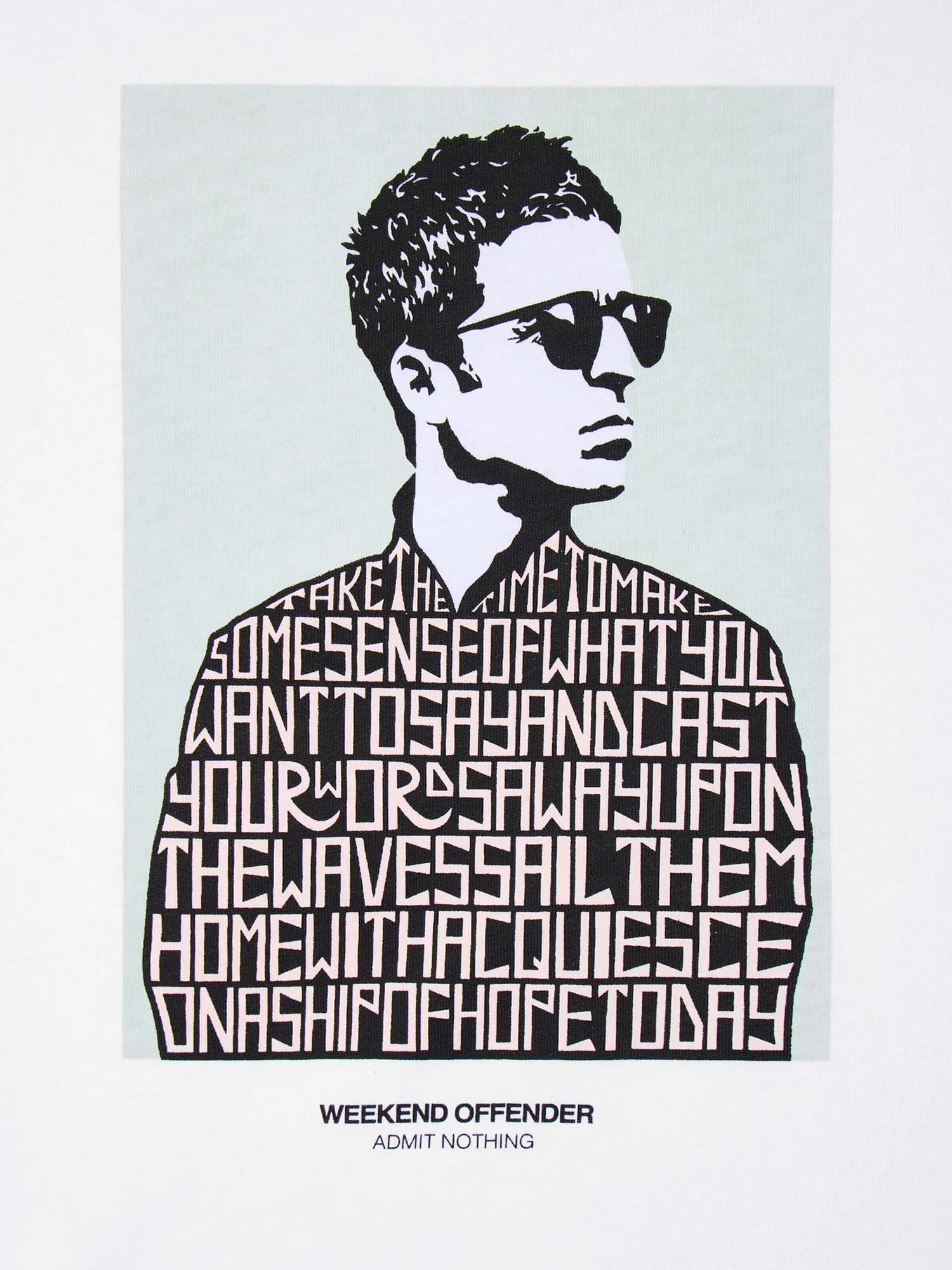 Weekend Offender Maglietta grafica Camden Bianco