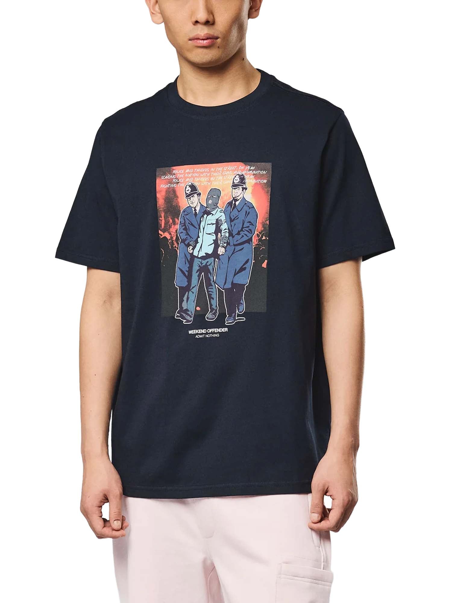 Weekend Offender Maglietta grafica Murvin Blu