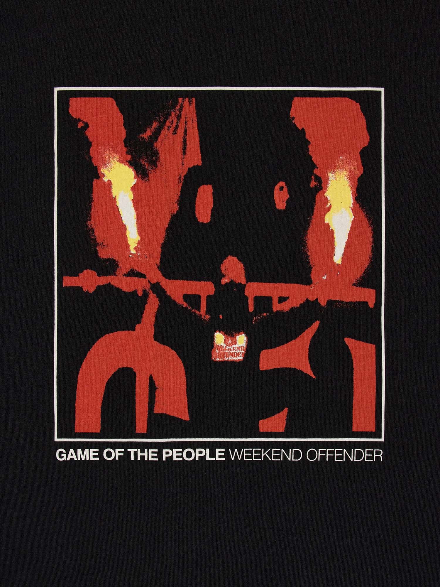 Weekend Offender Maglietta grafica The People Nero