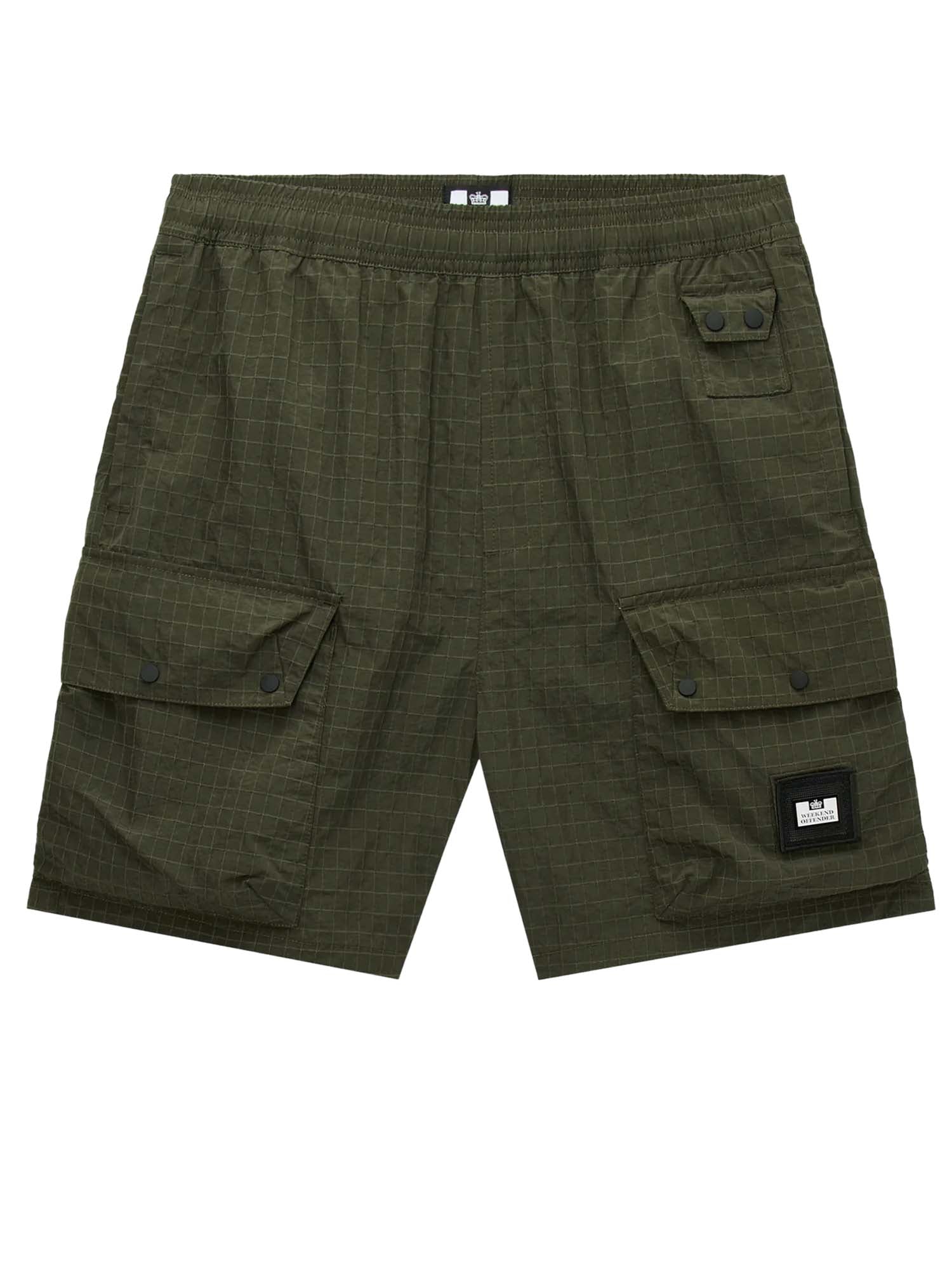 Weekend Offender Zemmouri Cargo Short Verde