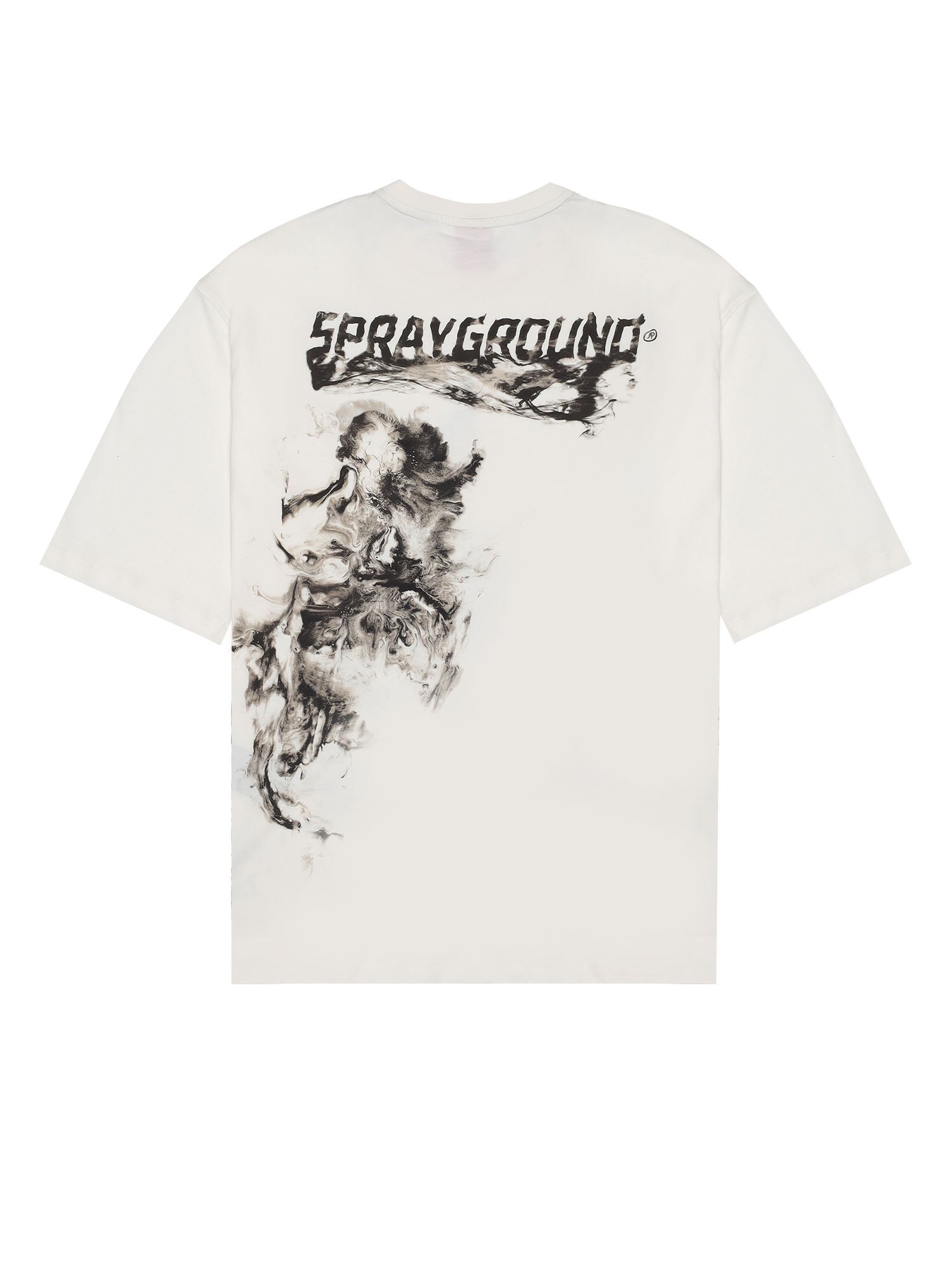 Sprayground T-Shirt Infusione di Inchiostro Ivo Bianco