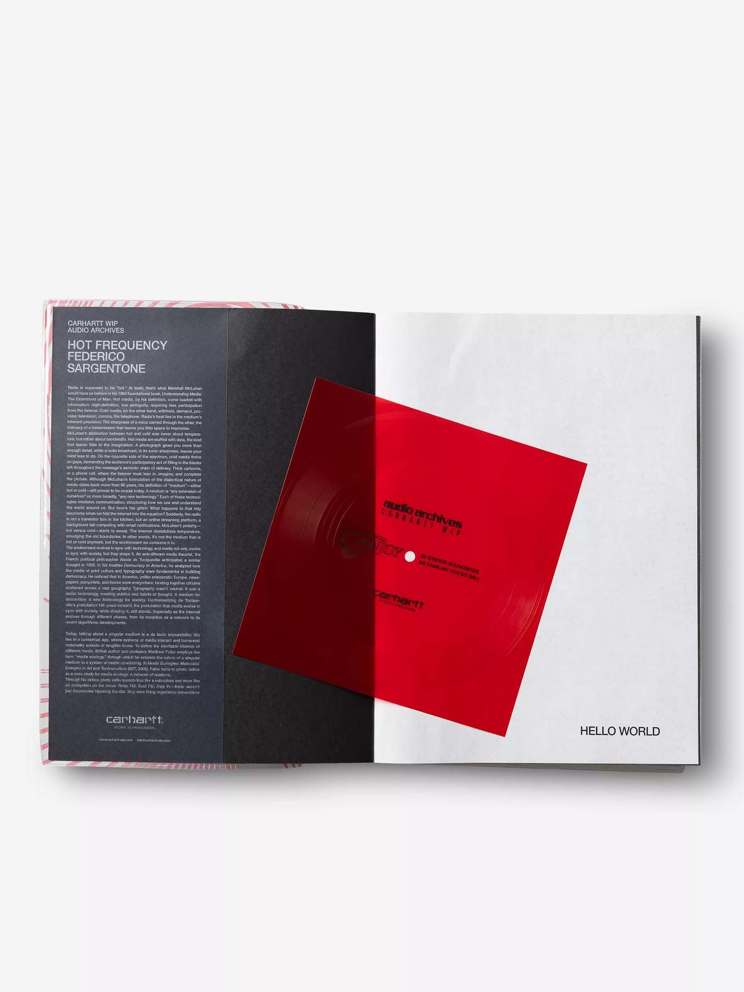 Carhartt Wip Audio Archives WIP Book Nero