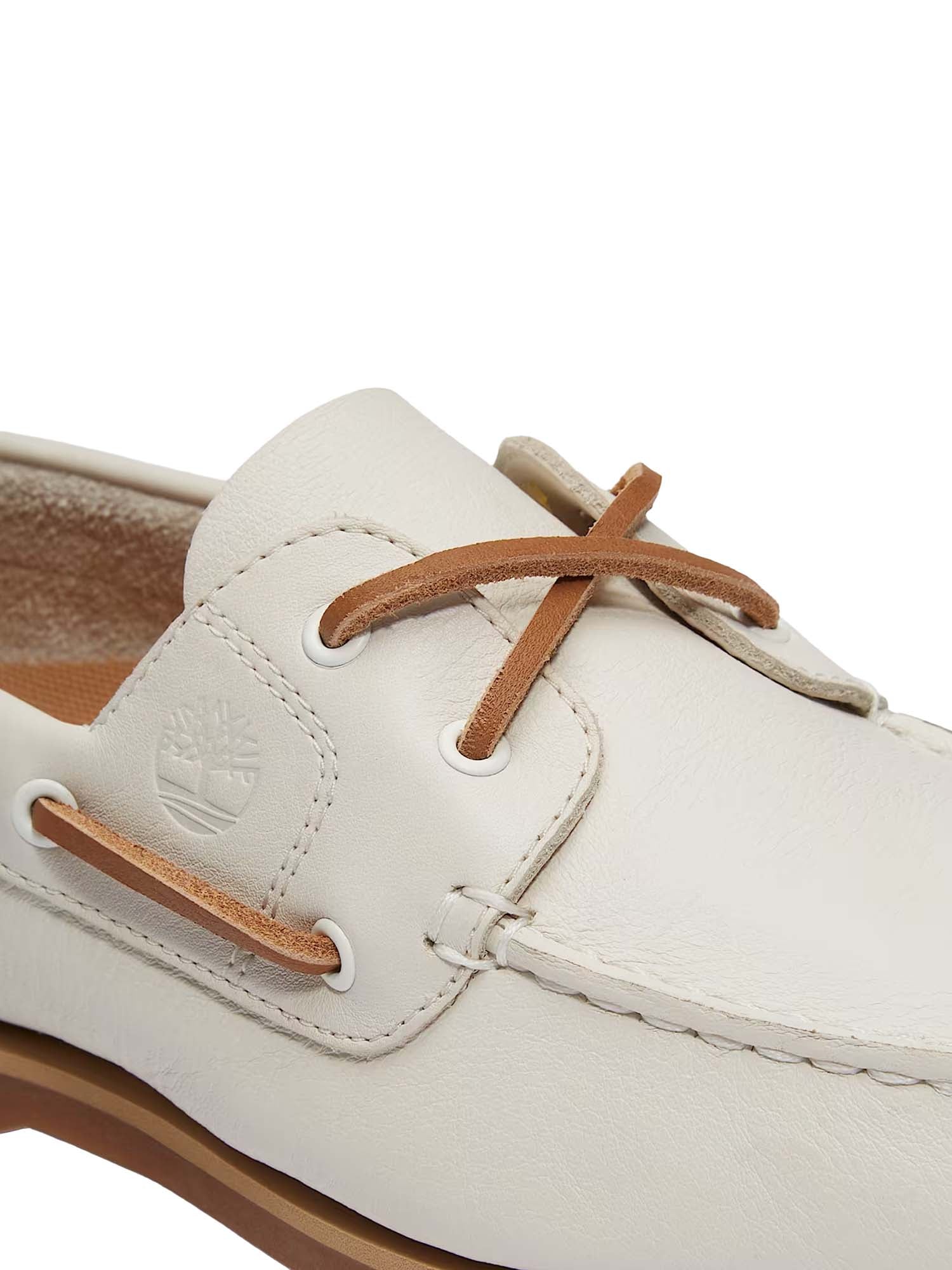 Timberland Scarpa da Barca Classic da Donna Bianco