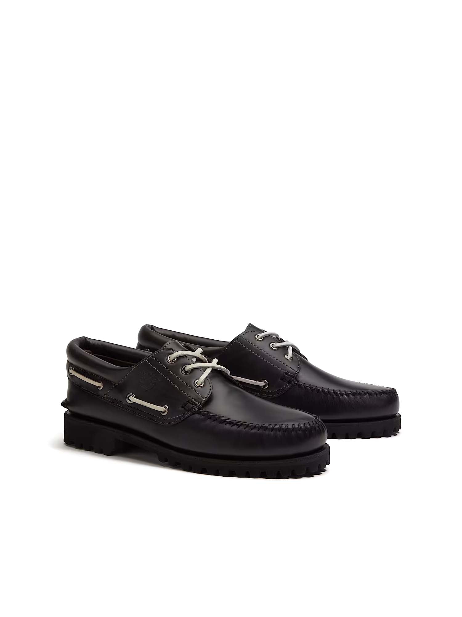 Timberland Scarpa da Barca Timberland® Road Trip 3-Eye Lug Handsewn da Uomo Nero