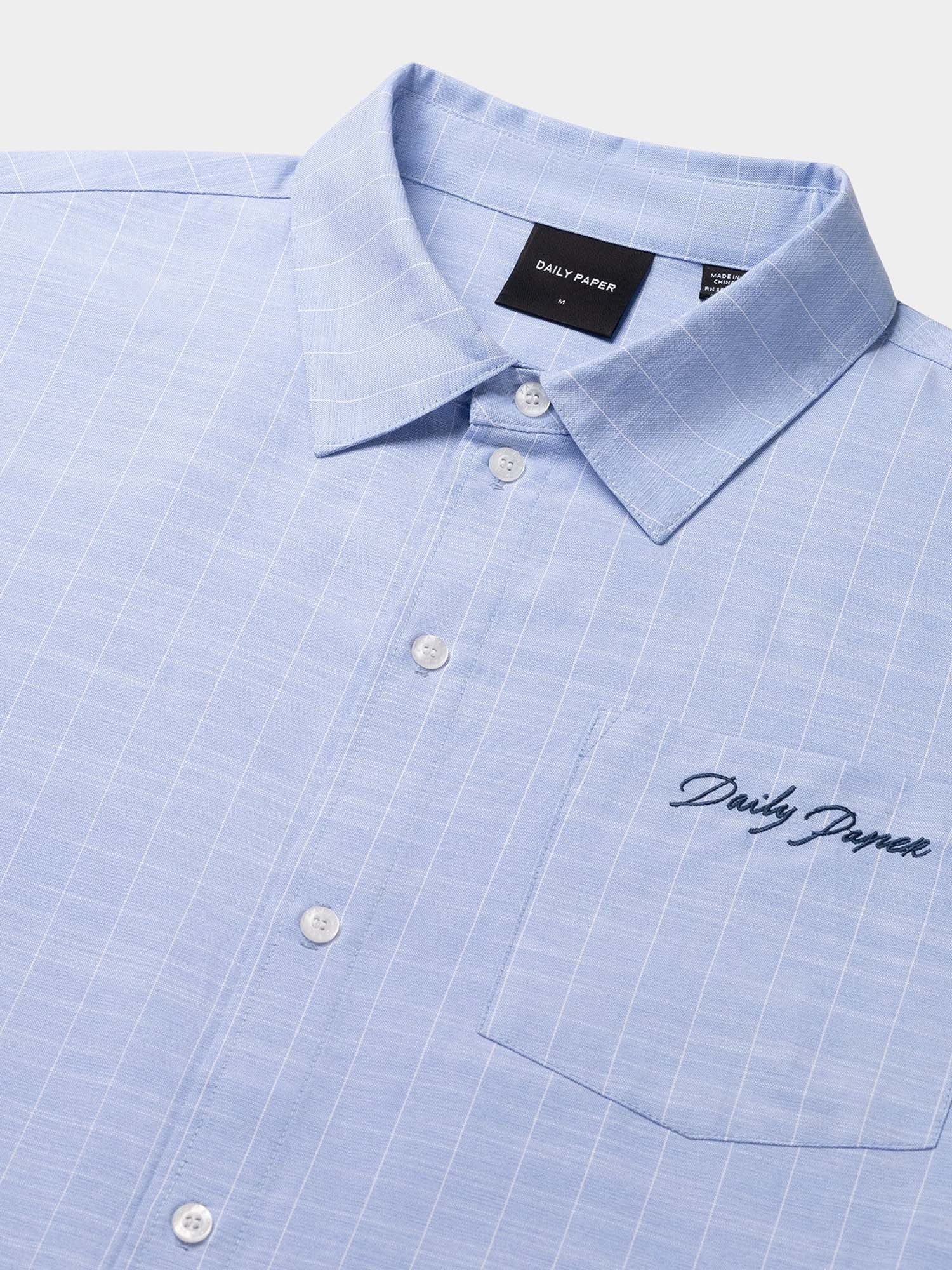 Daily Paper Script Shirt Blu