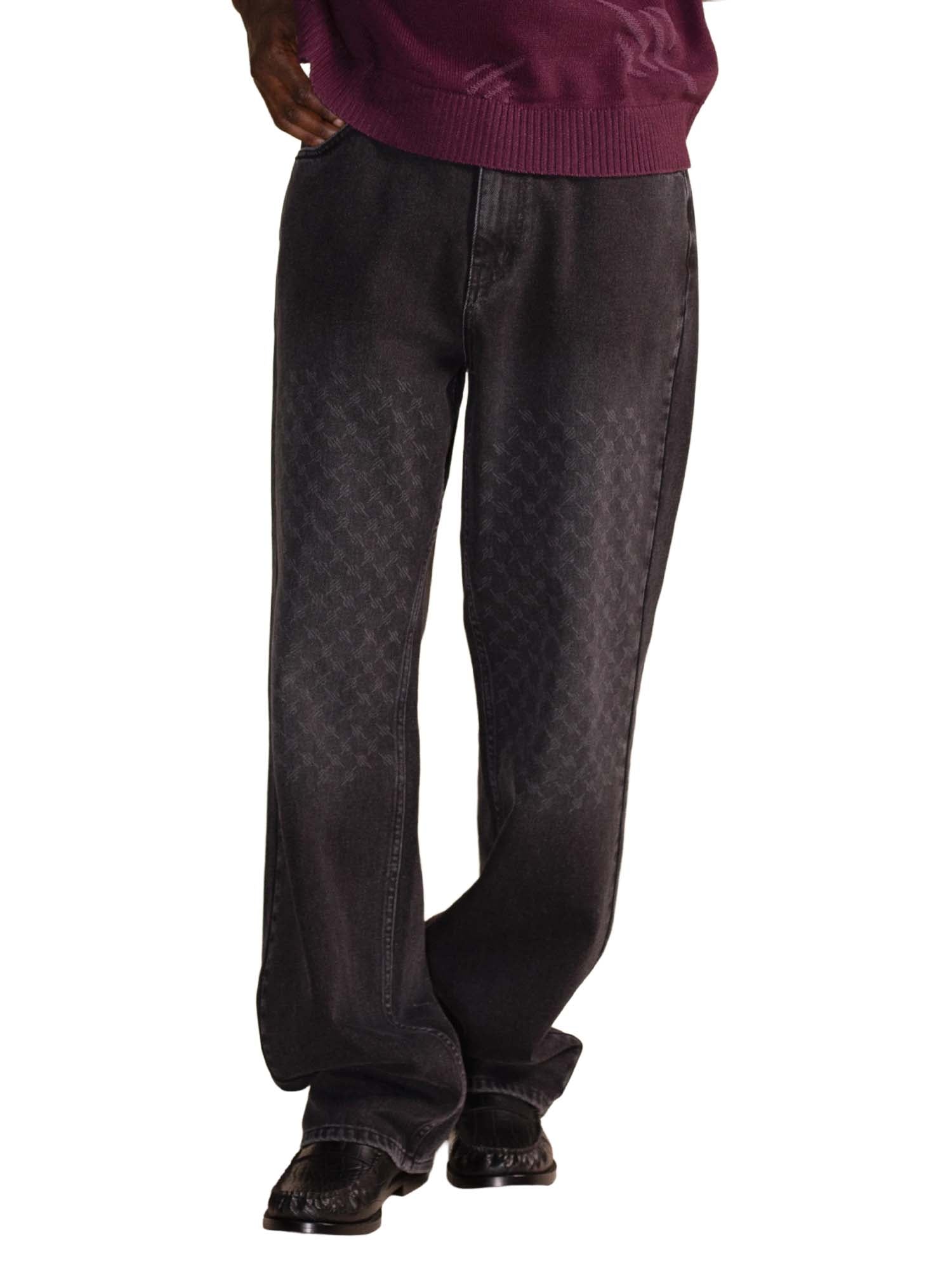 Daily Paper Jeans Black Amba Monogram Nero