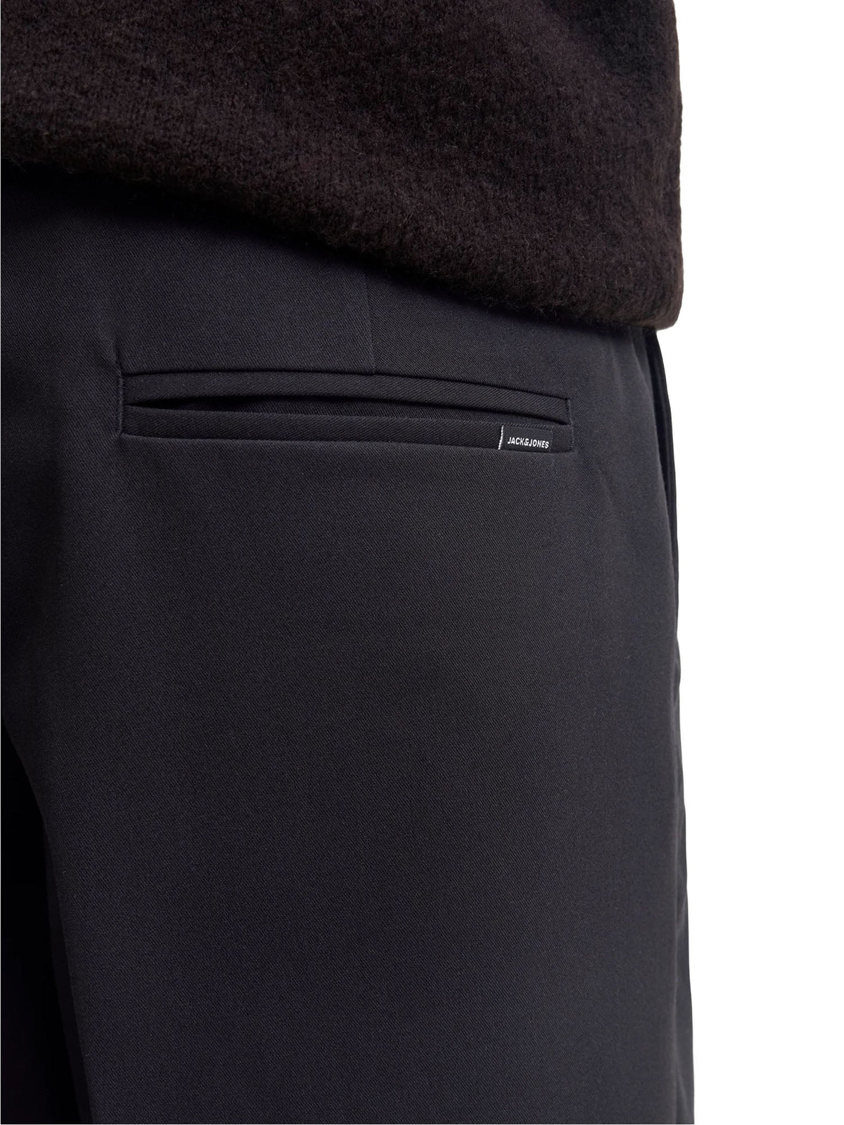 Jack & Jones Pantaloni Classici Wide Leg Fit Nero