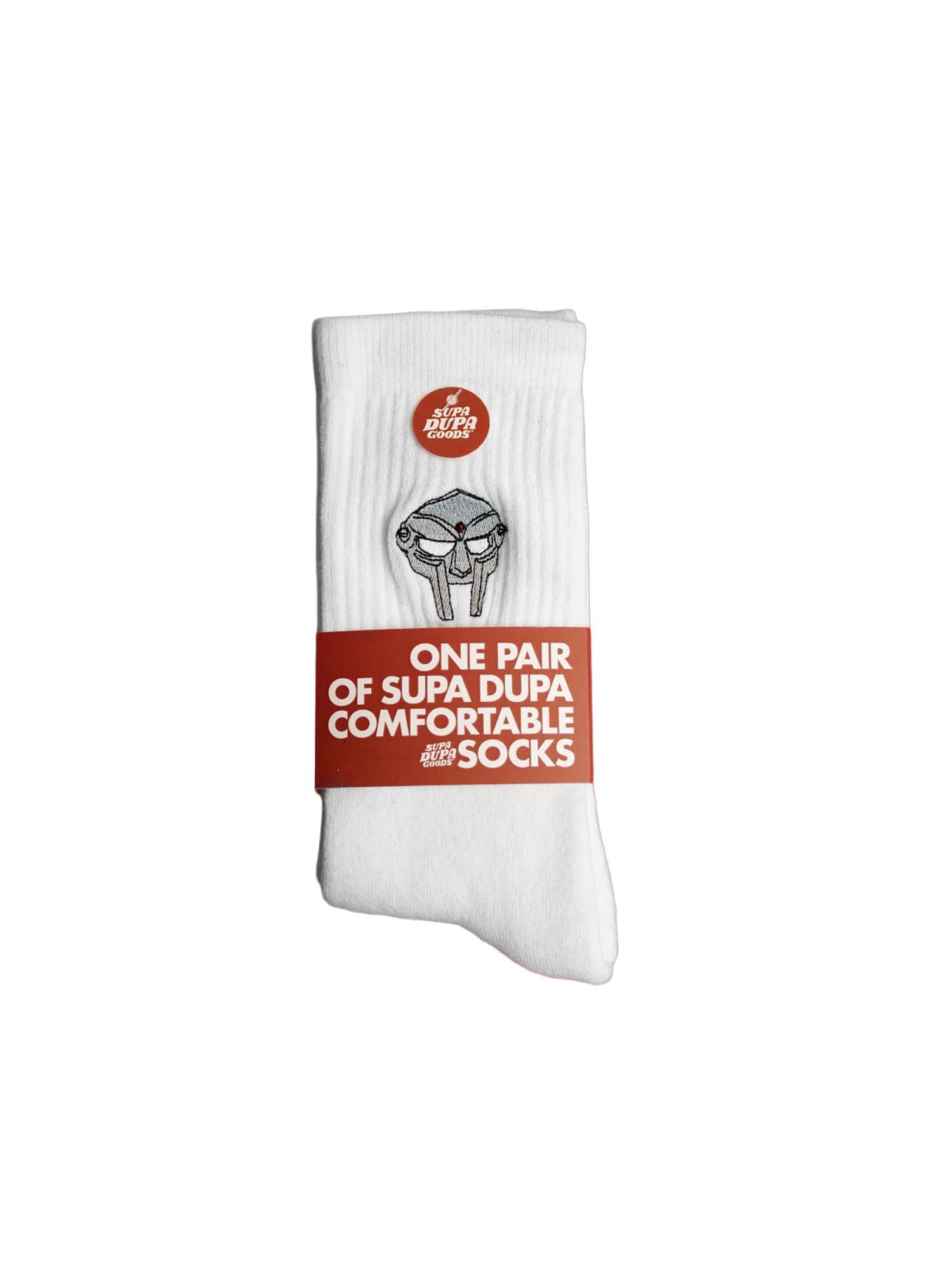 Supa Dupa Goods Calze Doom Bianco