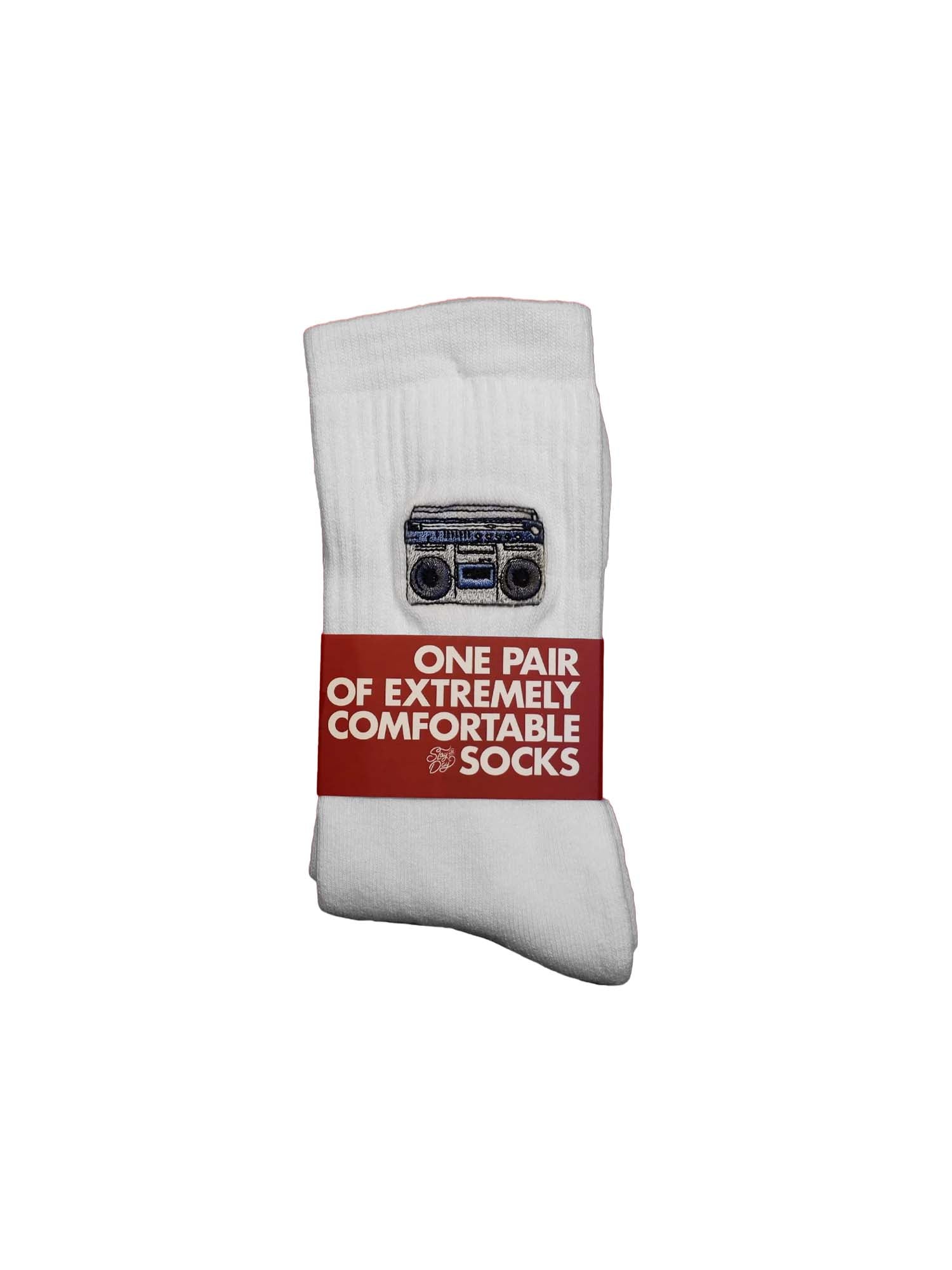 Supa Dupa Goods Calze Boombox Bianco