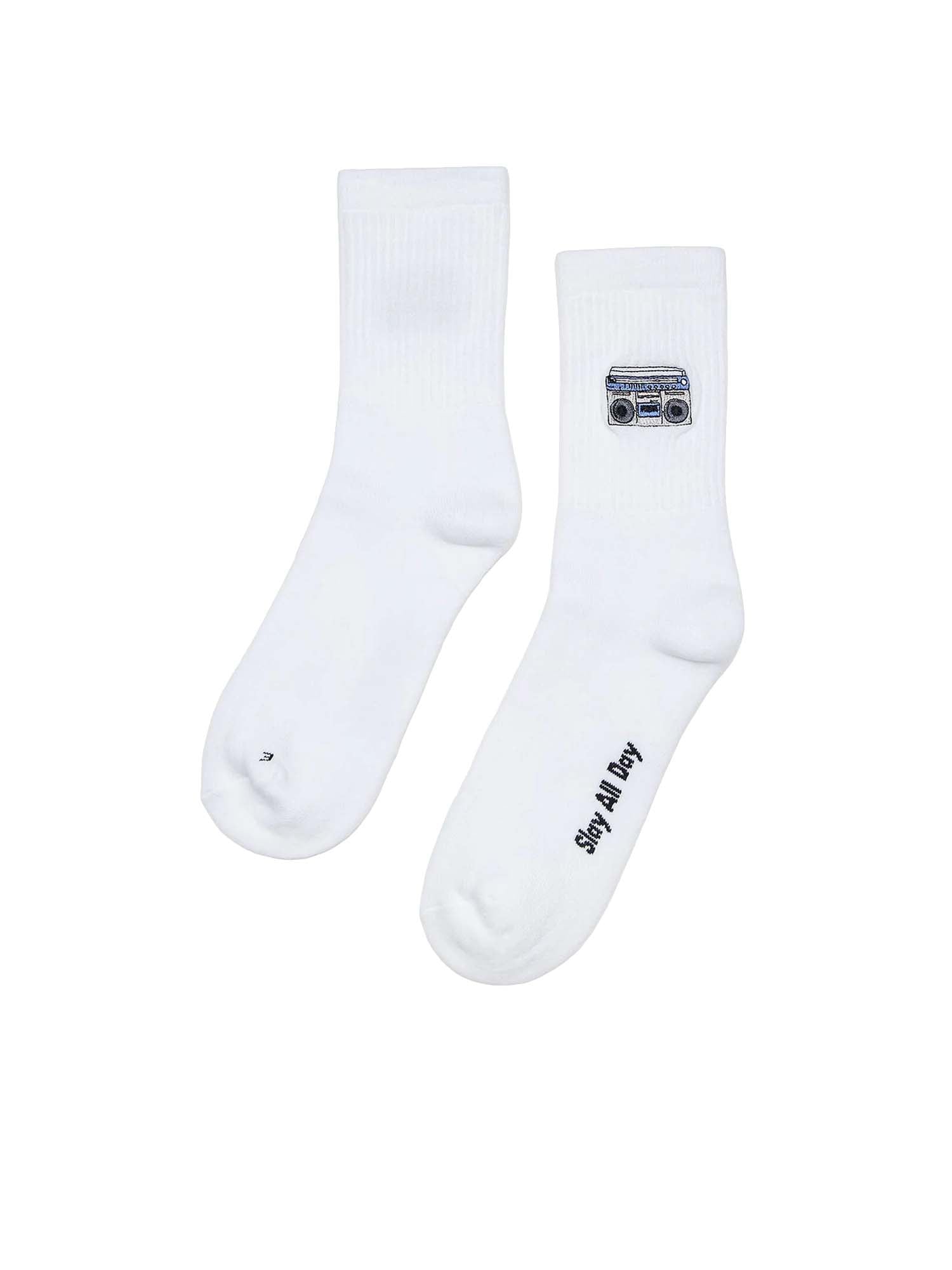 Supa Dupa Goods Calze Boombox Bianco