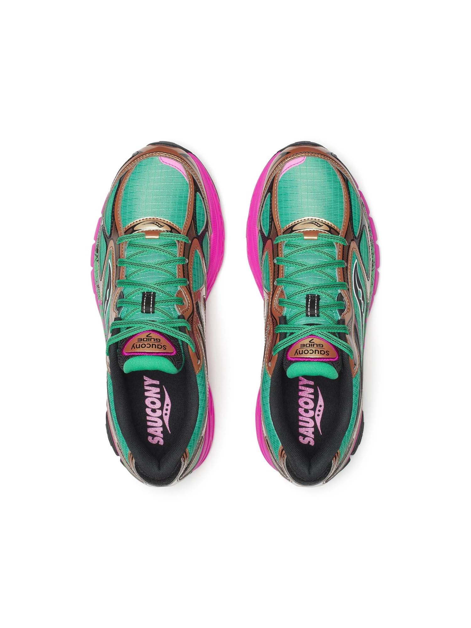 Saucony Scarpe ProGrid Guide 7 High Octane Verde