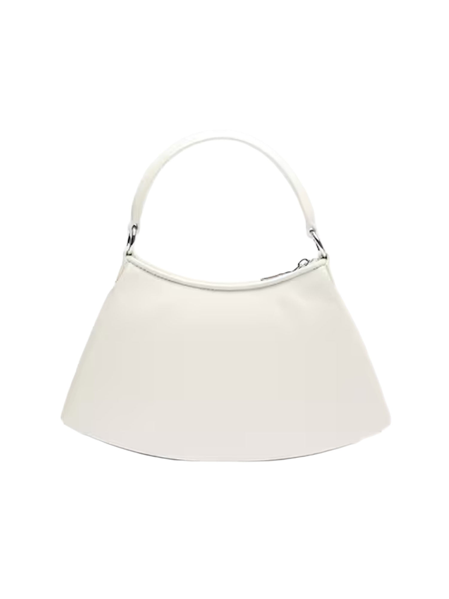 Lacoste Borsa piccola in pelle Lenglen della sfilata Bianco