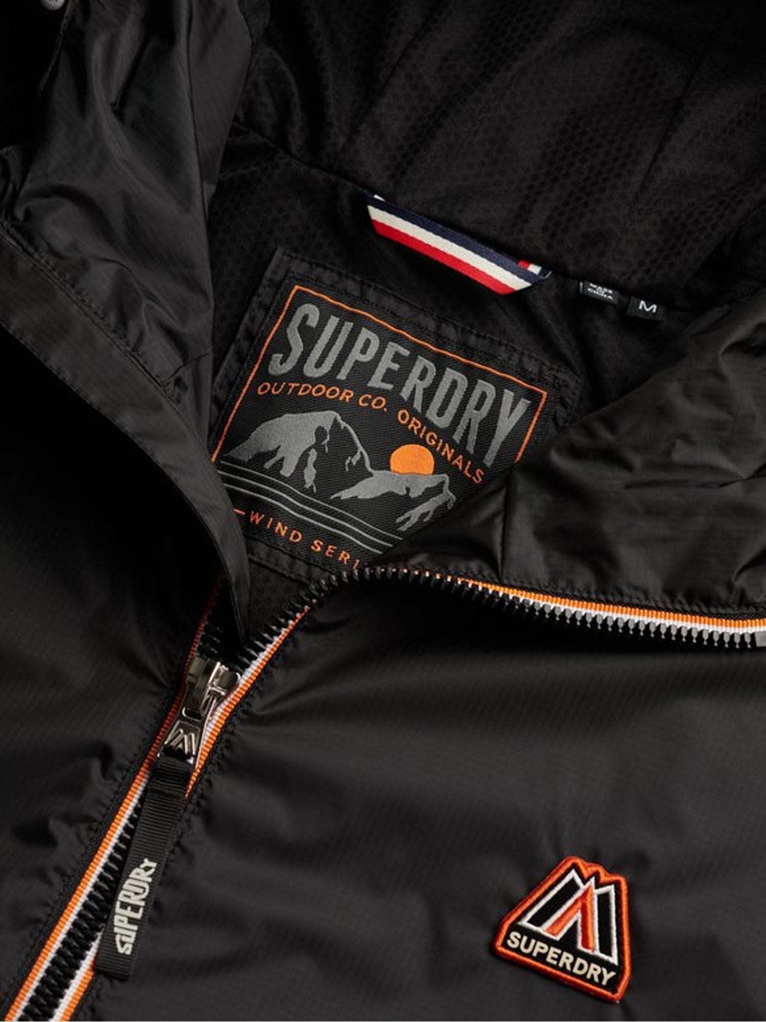 Superdry Giacca Windbreaker Essential Nero