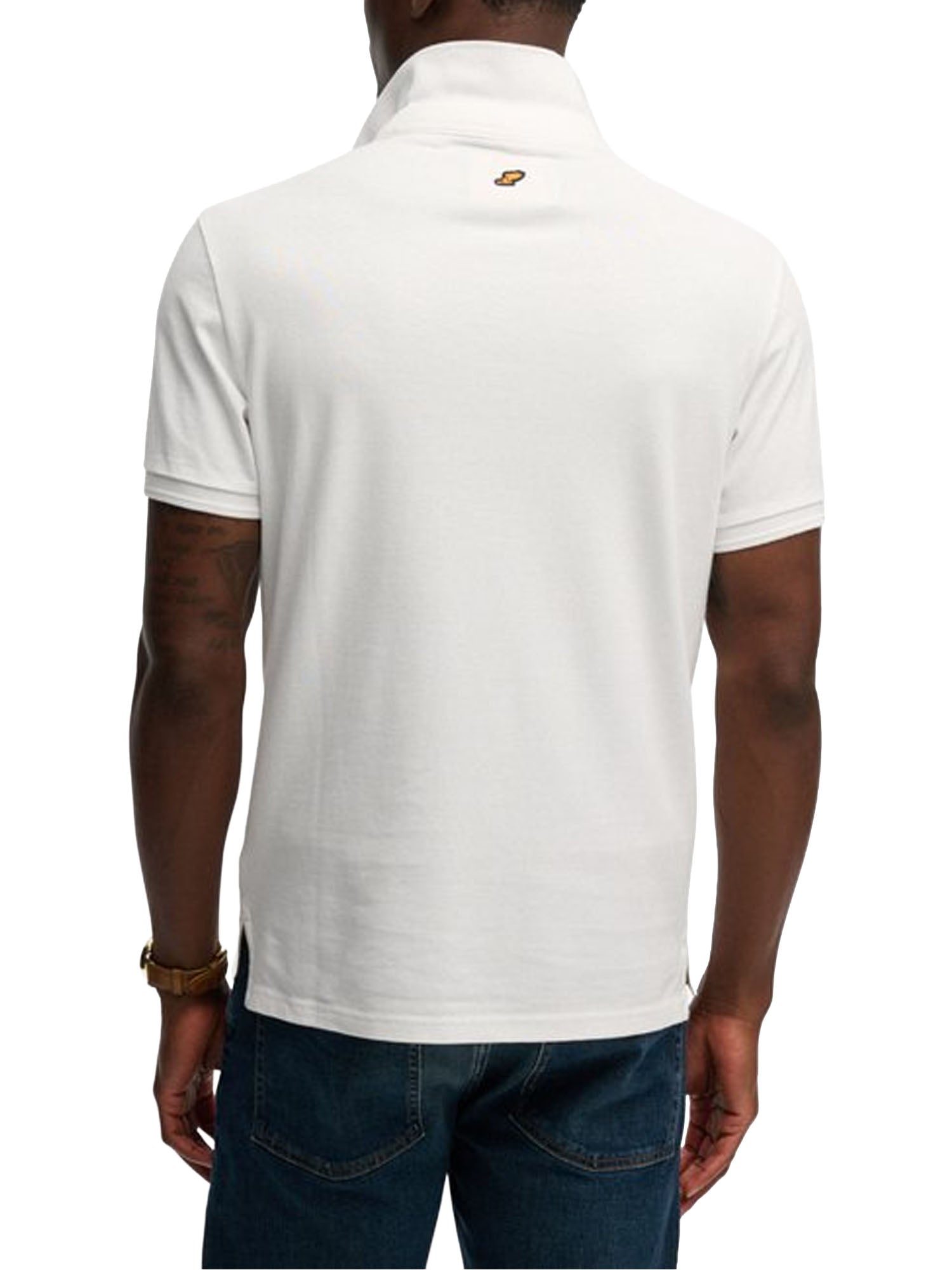 Superdry Polo Piqué Classica Bianco