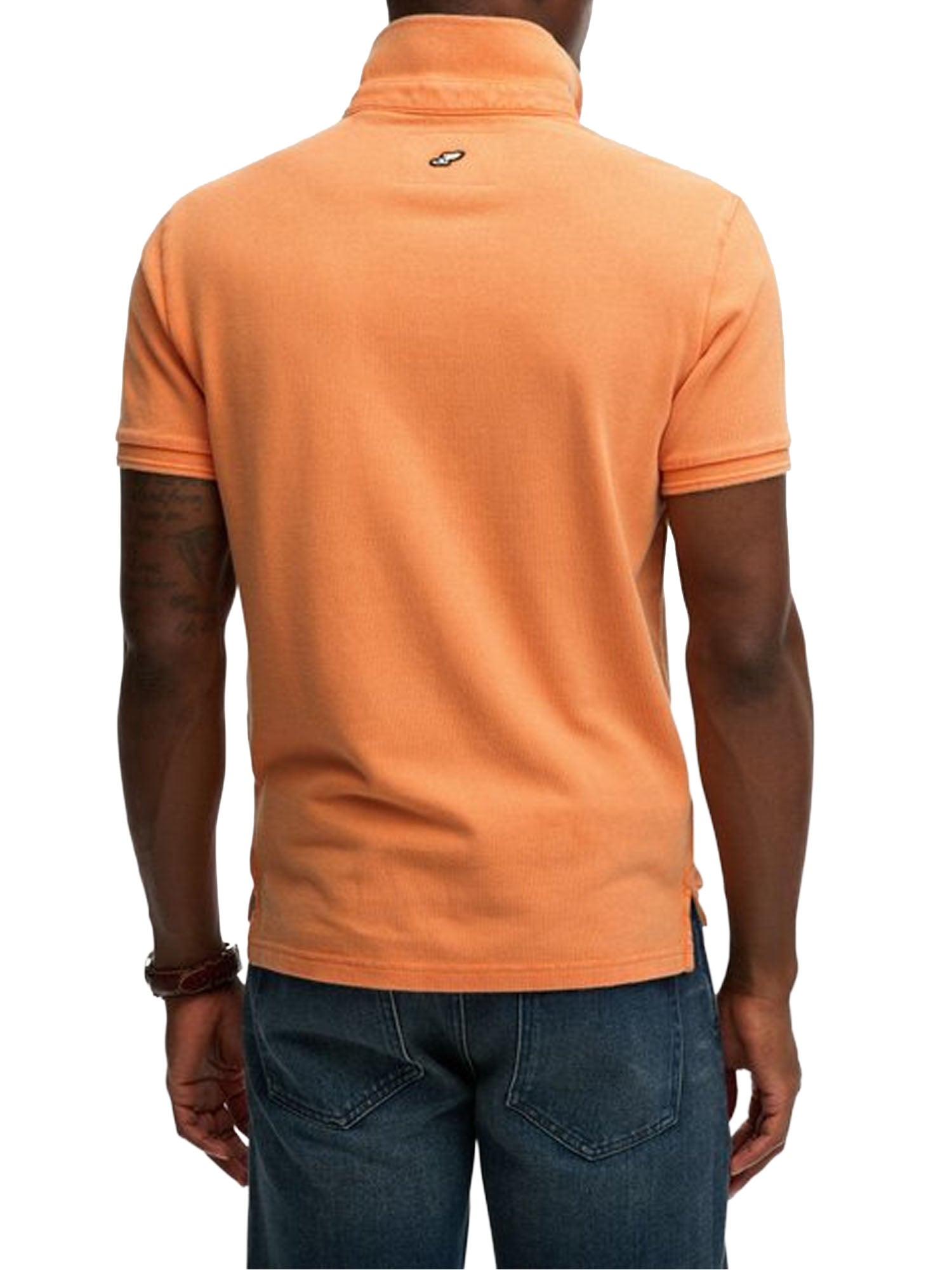 Superdry Polo Piqué Classica Arancione