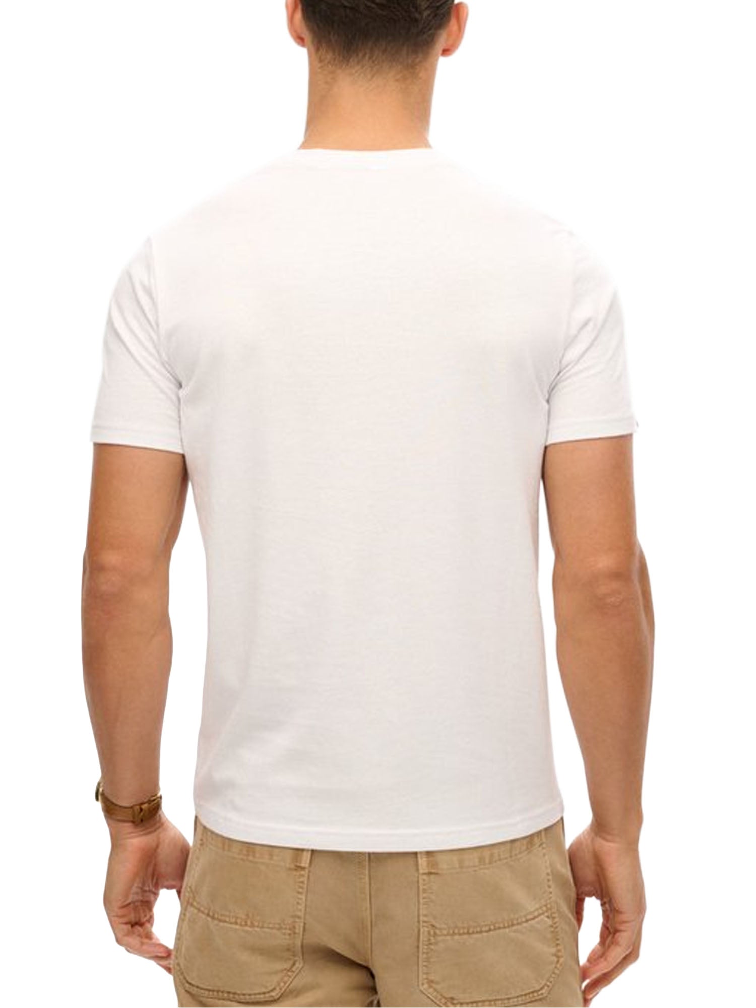 Superdry T-shirt Vintage Logo Heritage Relaxed Bianco