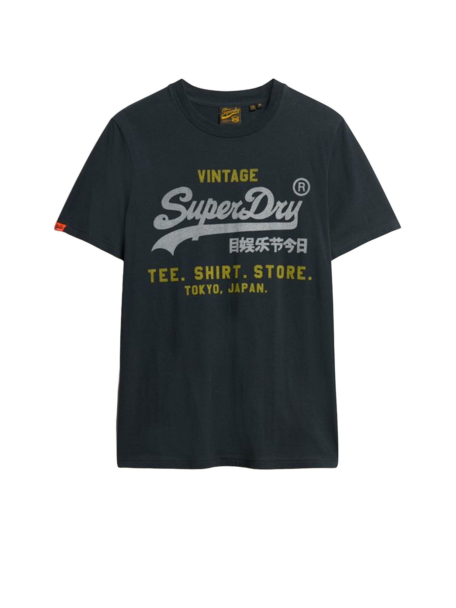 Superdry T-shirt Vintage Logo Heritage Relaxed Blu