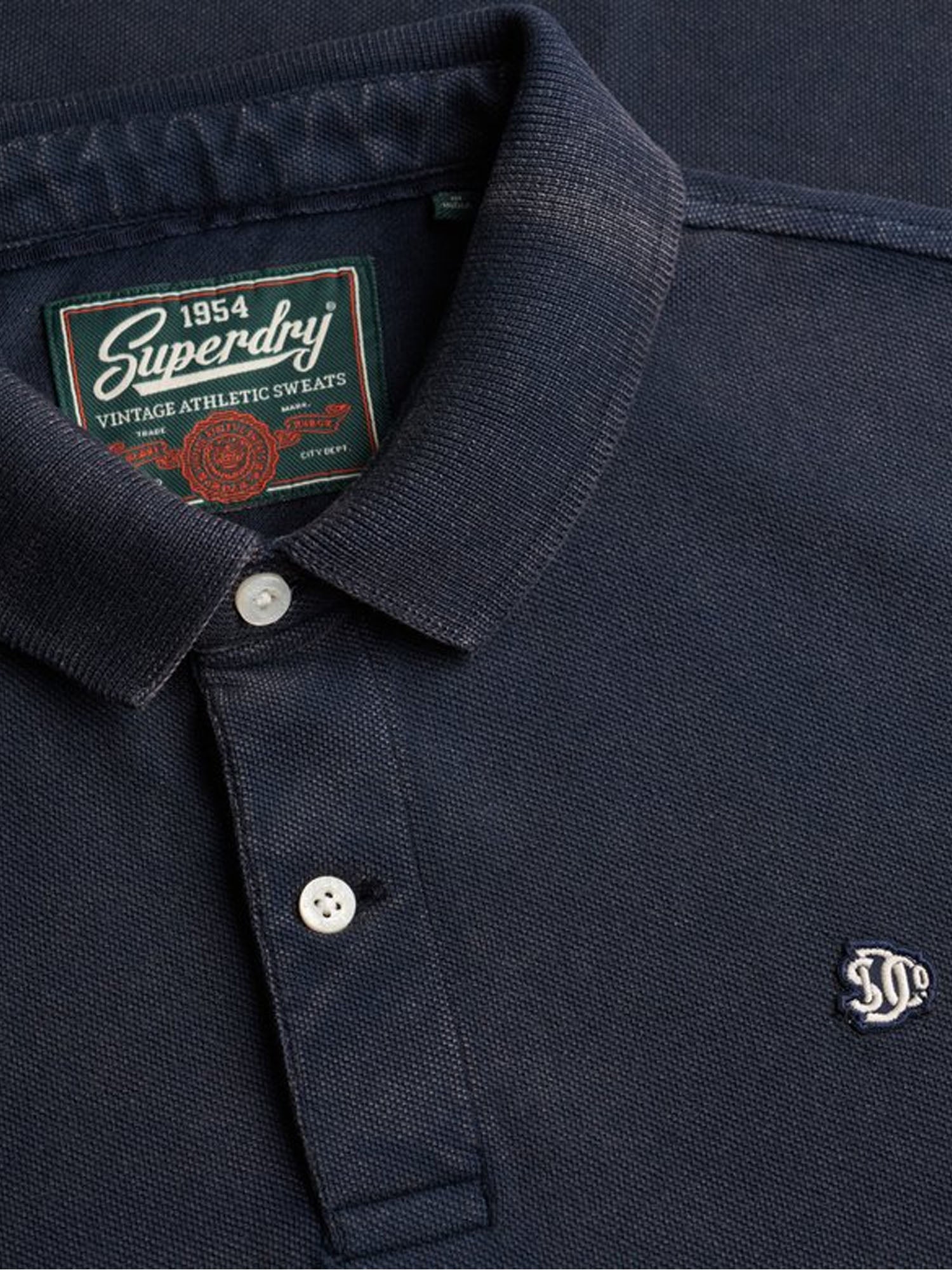 Superdry Polo Vintage Destroy Blu