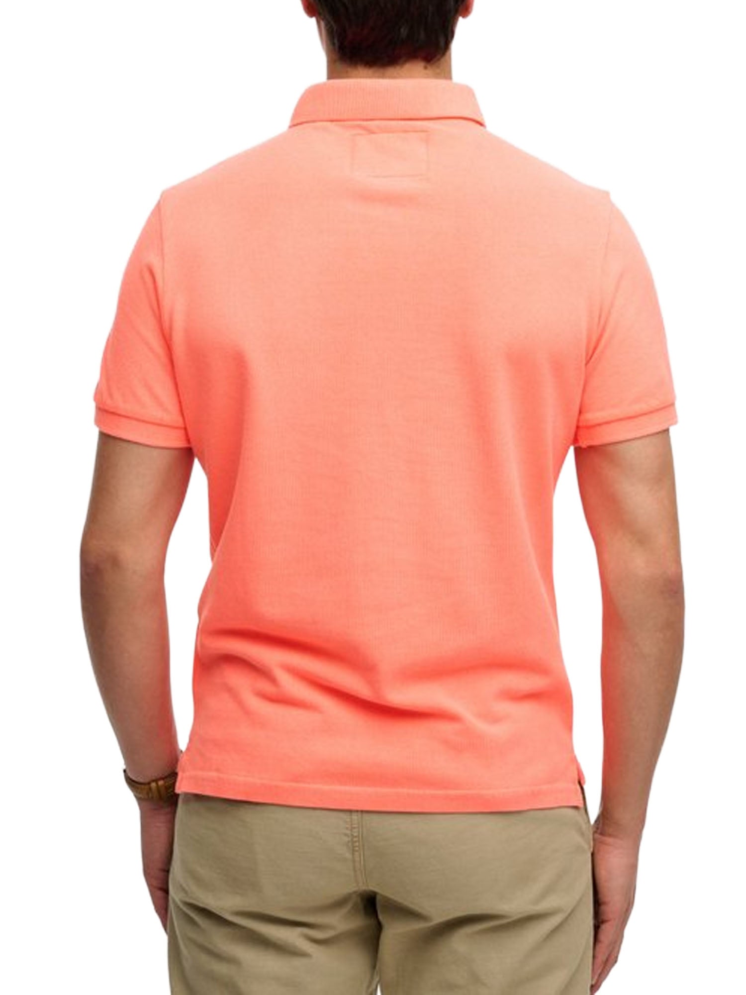 Superdry Polo Vintage Destroy Rosa