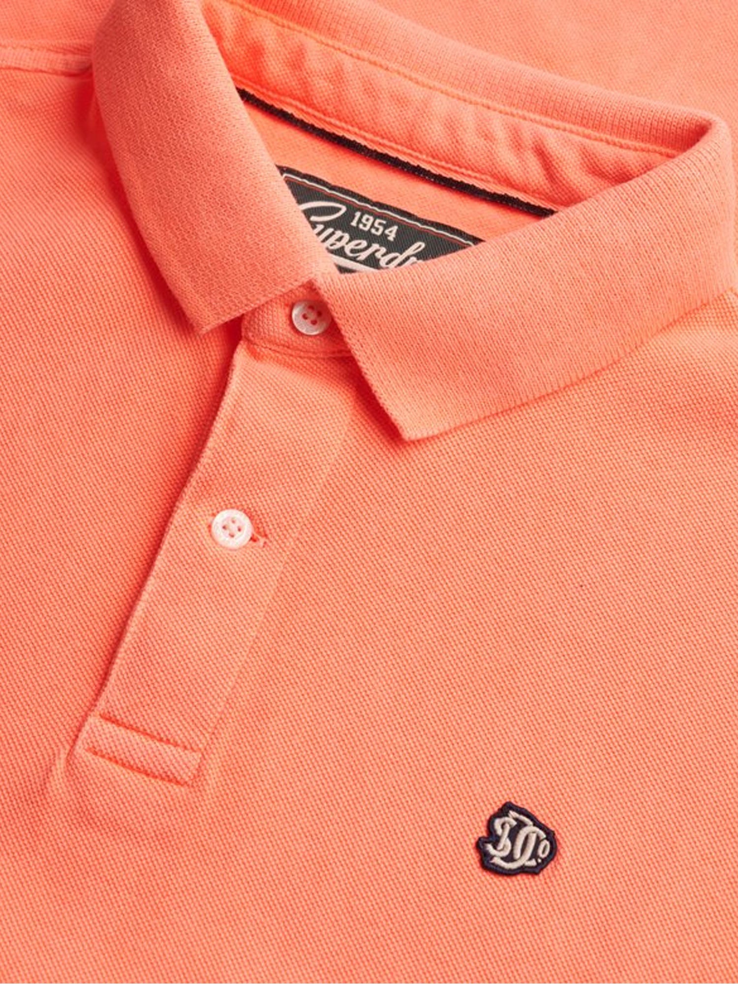 Superdry Polo Vintage Destroy Rosa