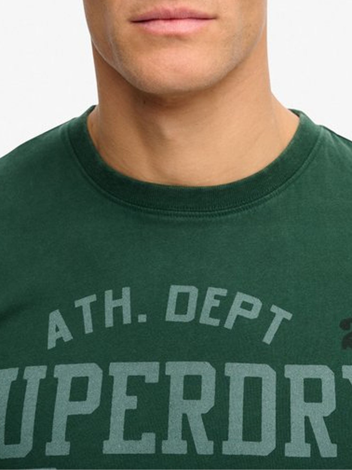 Superdry T-shirt Vintage Prep Vestibilità Comoda Verde