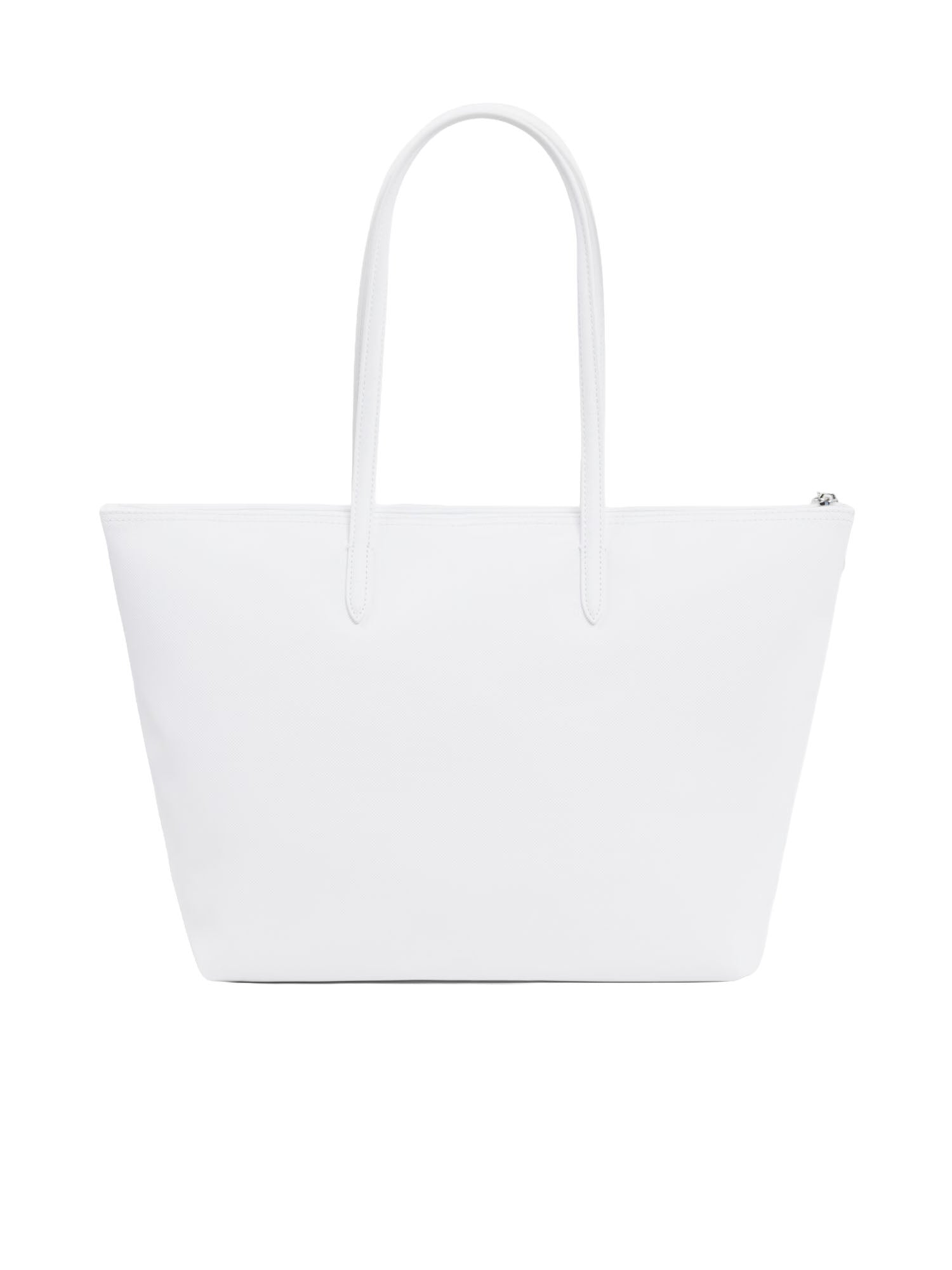 Lacoste Shopping bag grande L.12.12 Concept Bianco