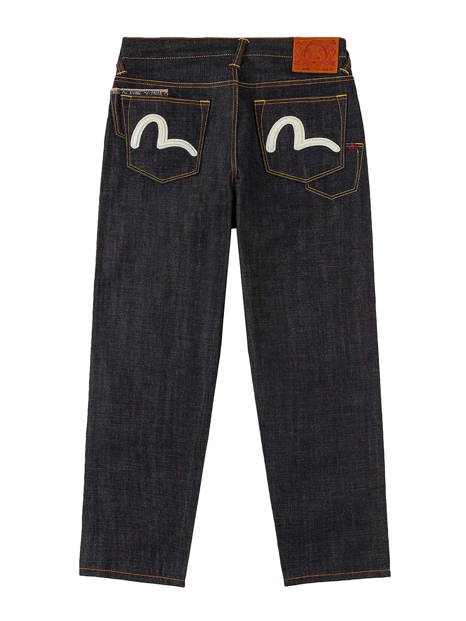 Evisu 7-Pocket Logo Seagull Embroidery Jeans 2030 Blu