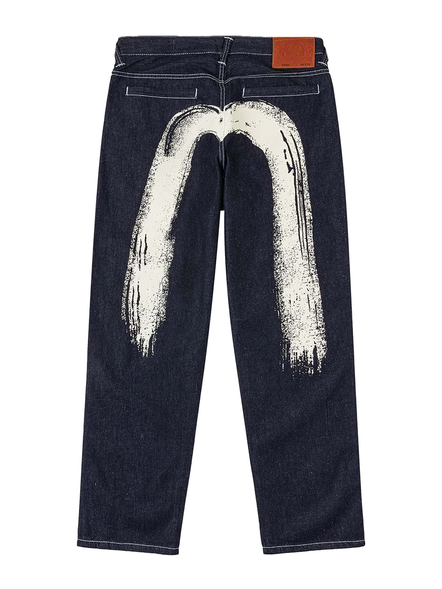 Evisu Brushstroke Daicock Jeans #2030 Blu