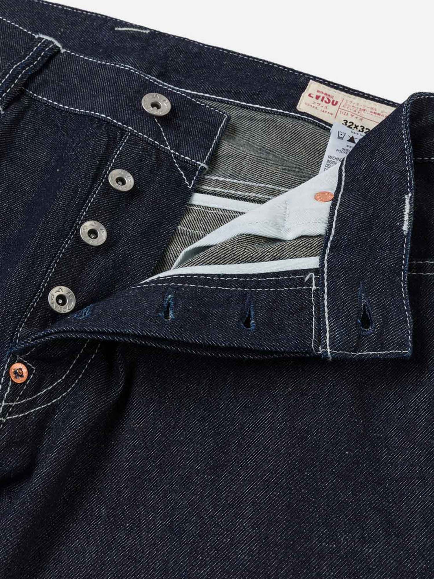 Evisu Brushstroke Daicock Jeans #2030 Blu