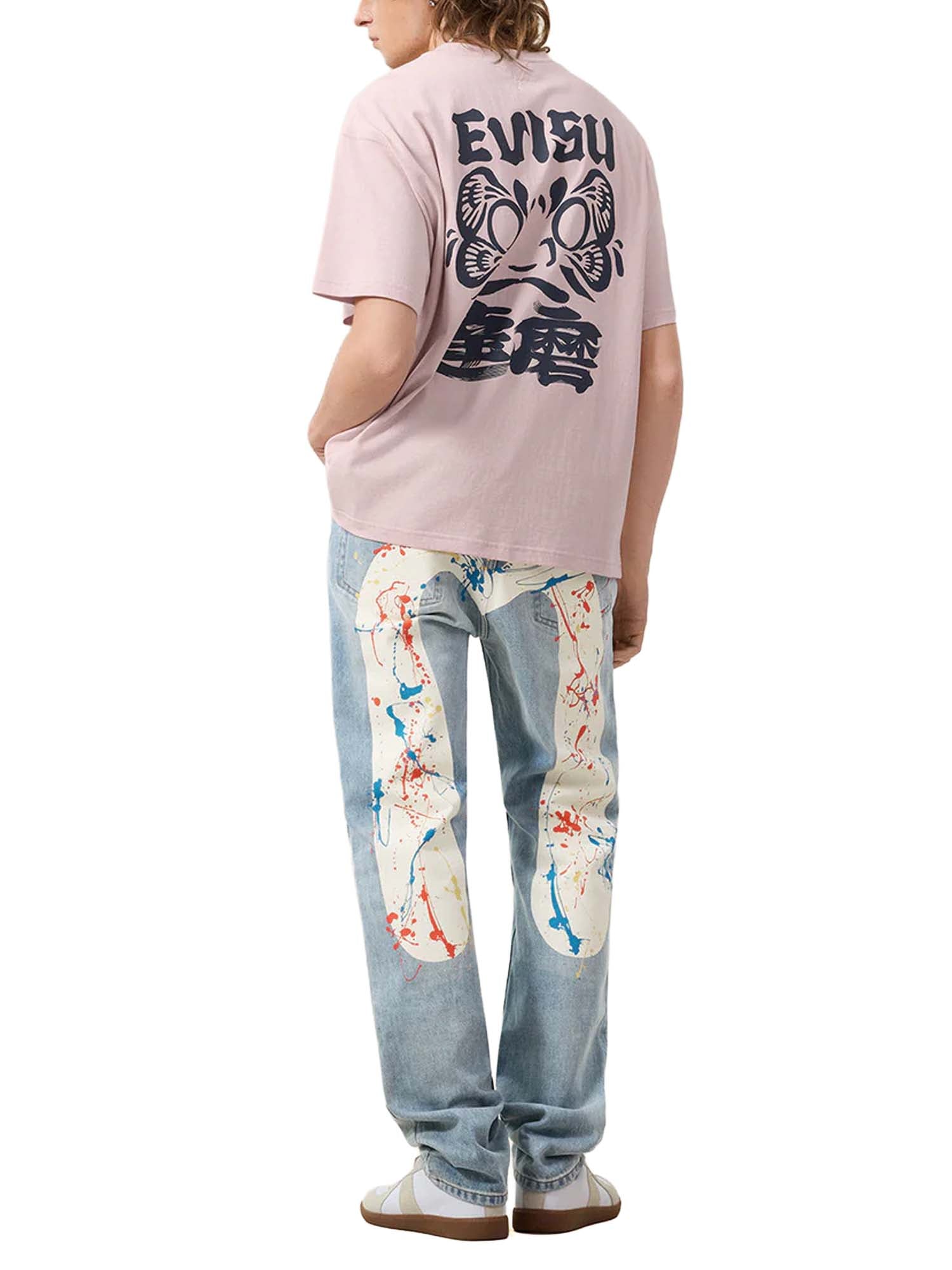 Evisu Splash Daicock Jeans 2020 Azzurro