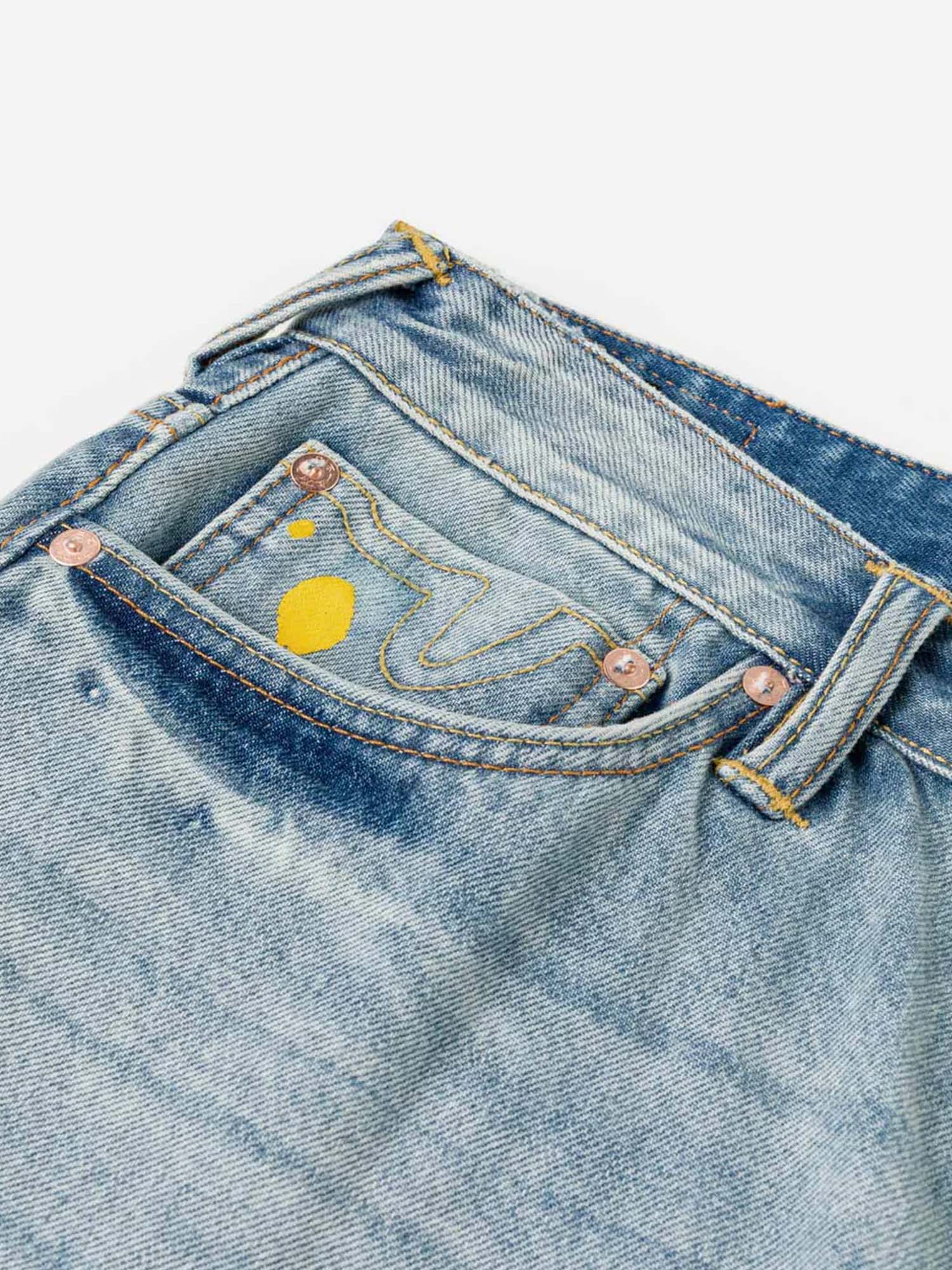 Evisu Splash Daicock Jeans 2020 Azzurro