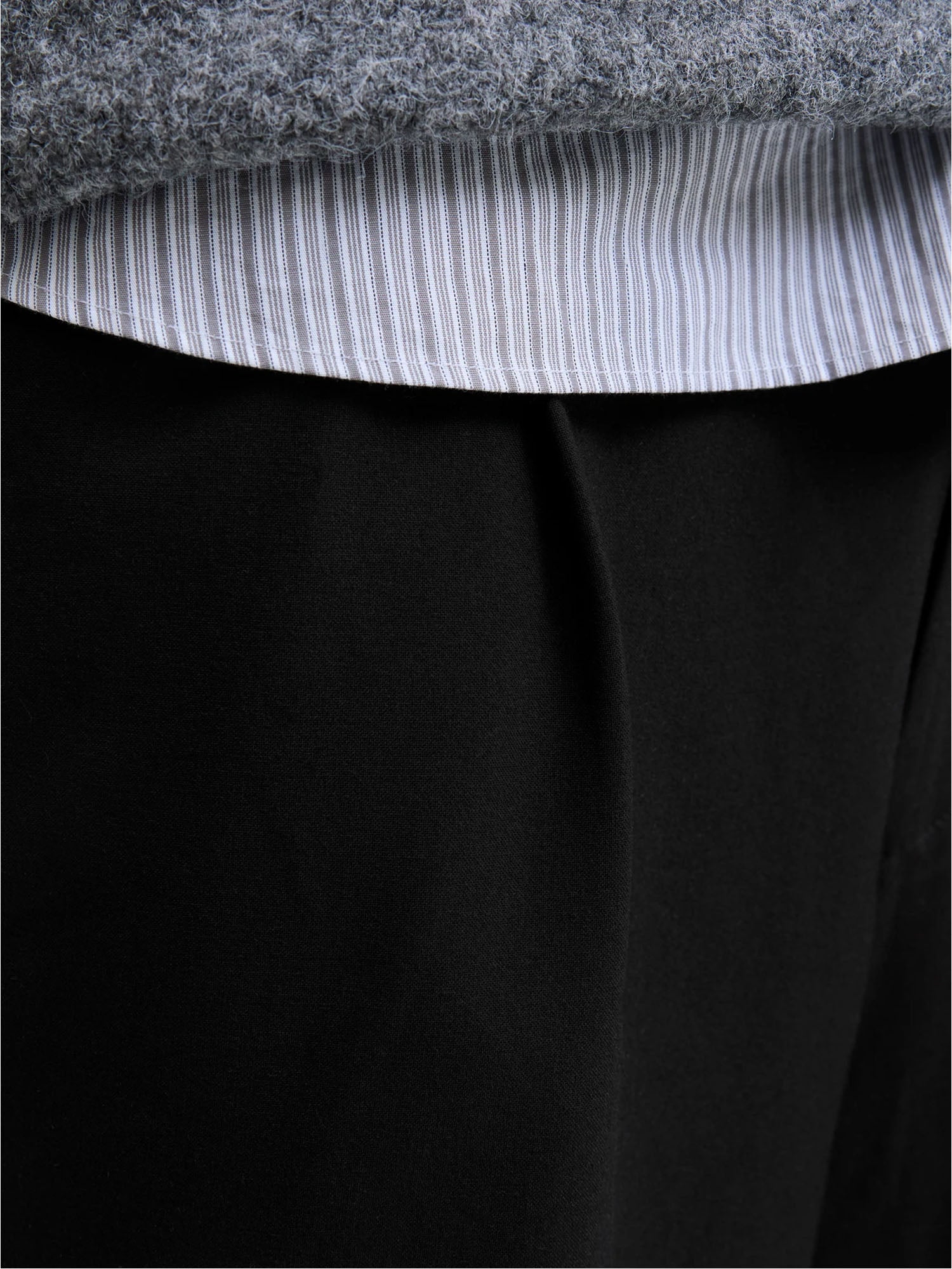 Jack & Jones Pantaloni classici Wide Leg Fit Nero