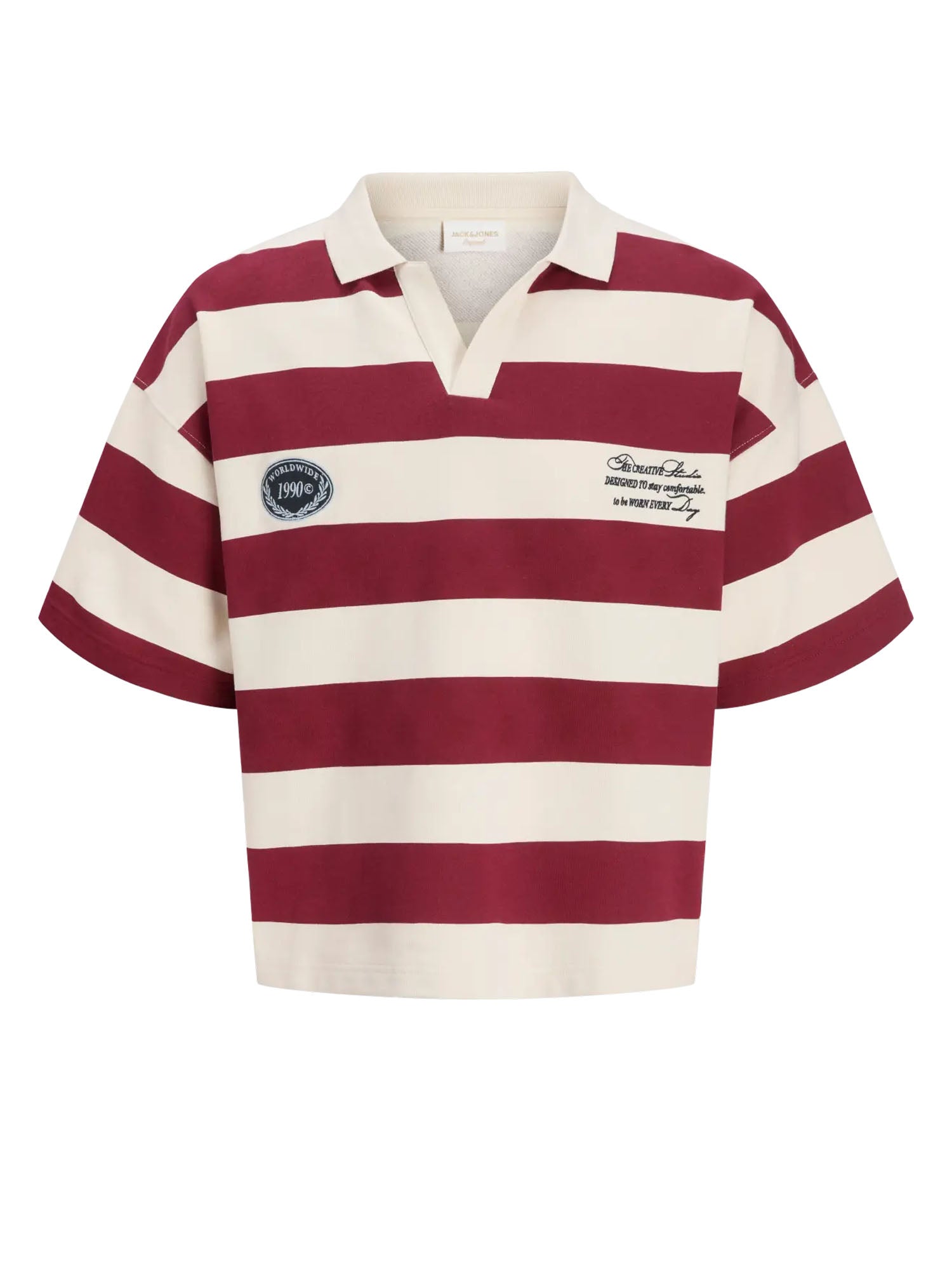 Jack & Jones Polo Jorsavona Sweat SS Rosso