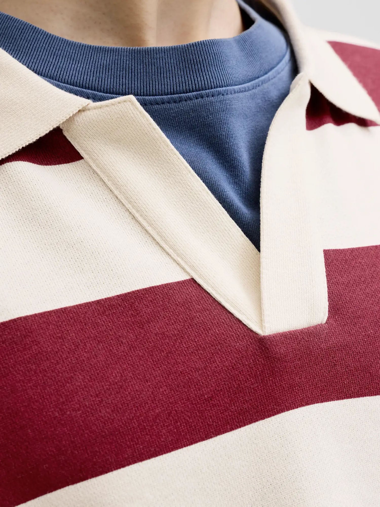 Jack & Jones Polo Jorsavona Sweat SS Rosso