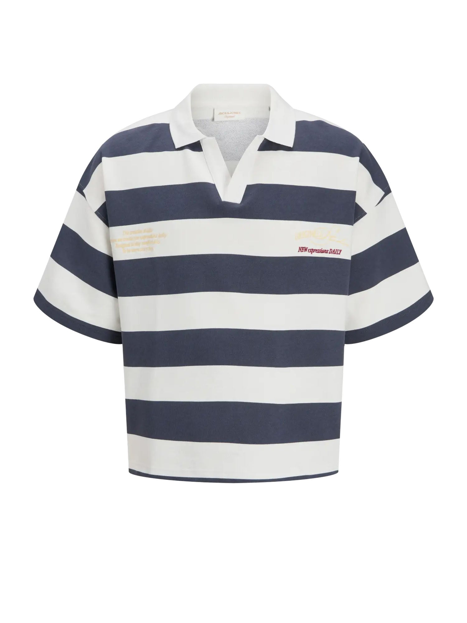 Jack & Jones Polo Jorsavona Sweat SS Grigio