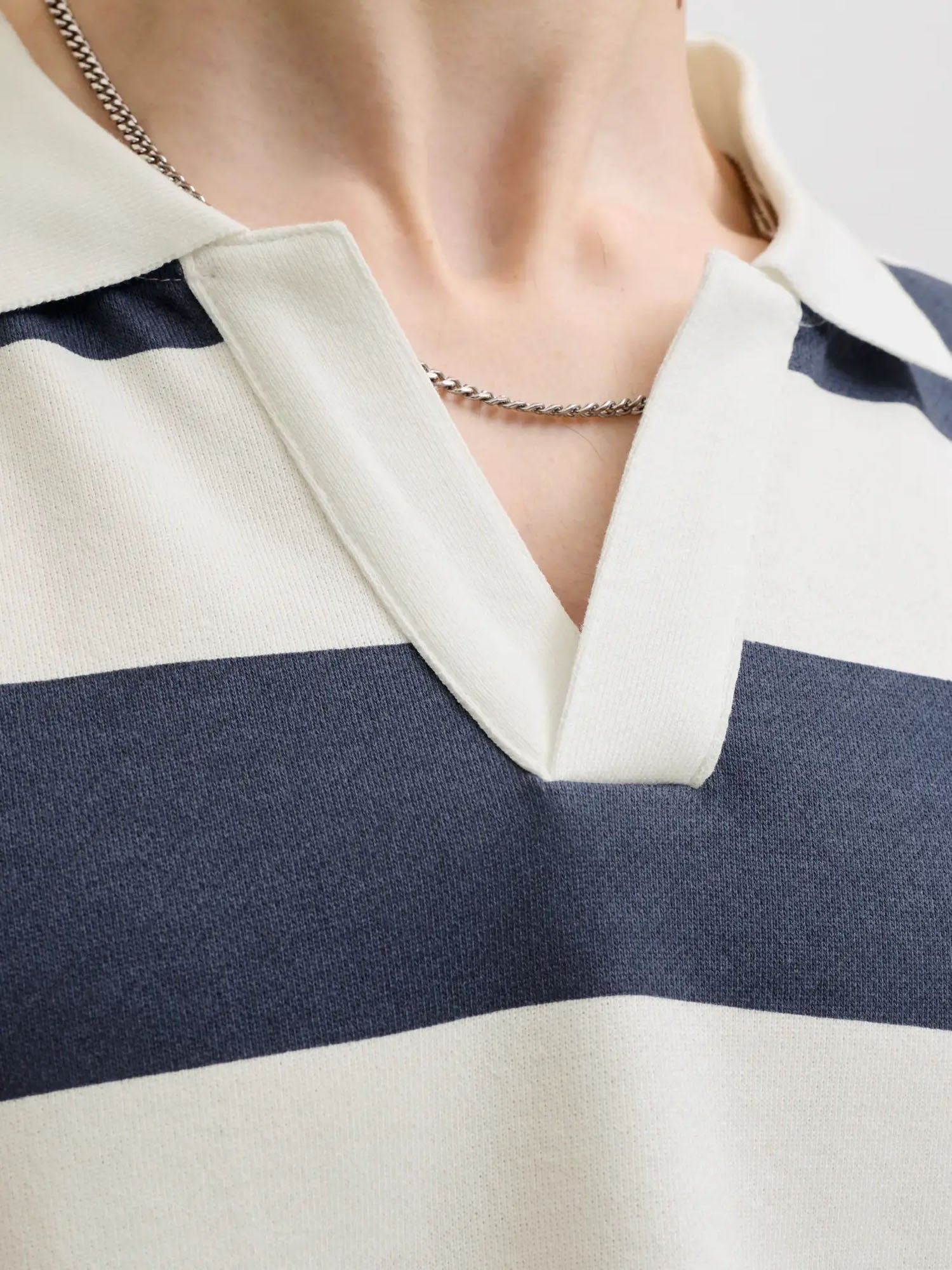 Jack & Jones Polo Jorsavona Sweat SS Grigio