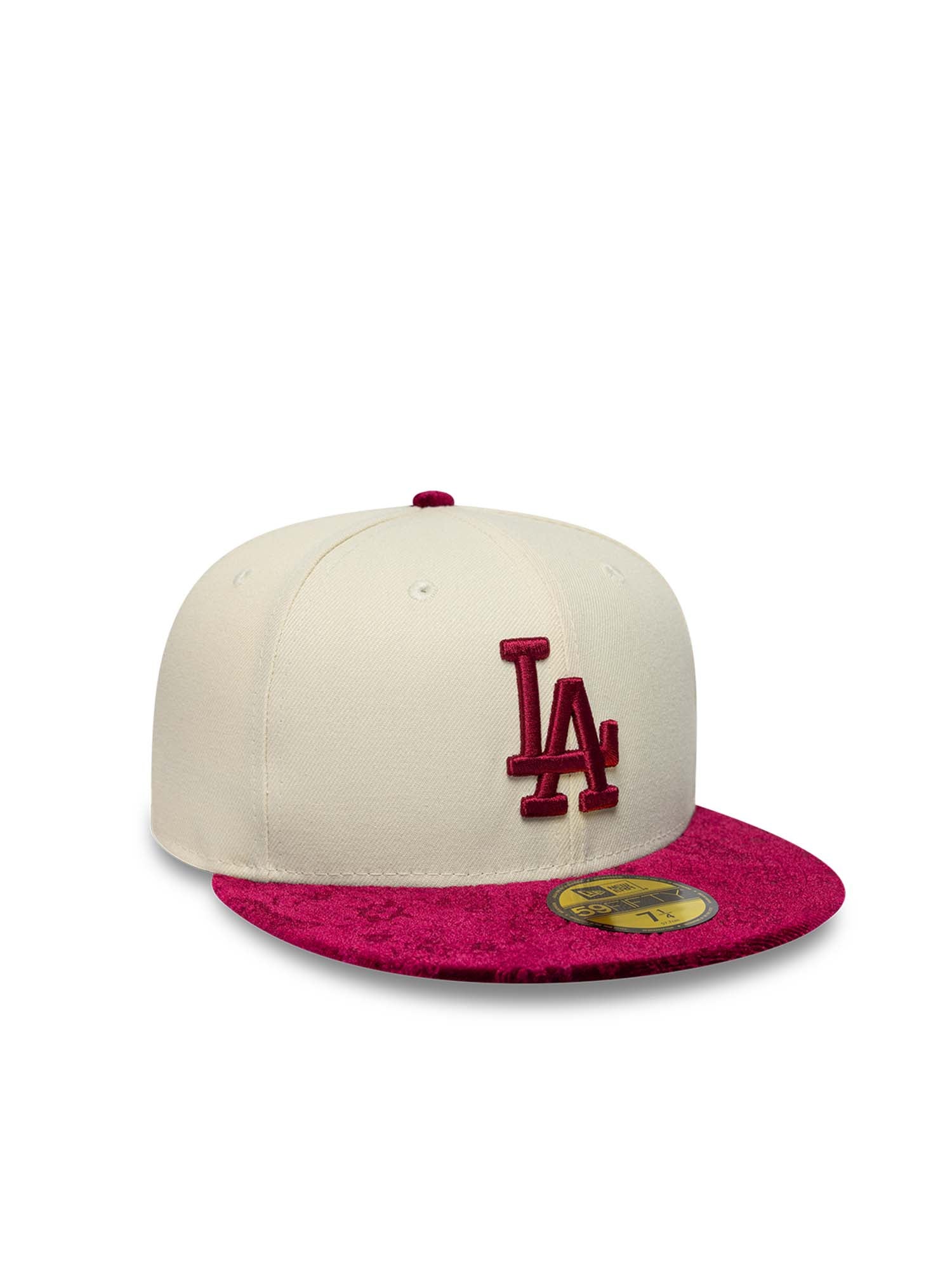 New Era Cappellino 59FIFTY Fitted LA Dodgers MLB Paisley Rosso