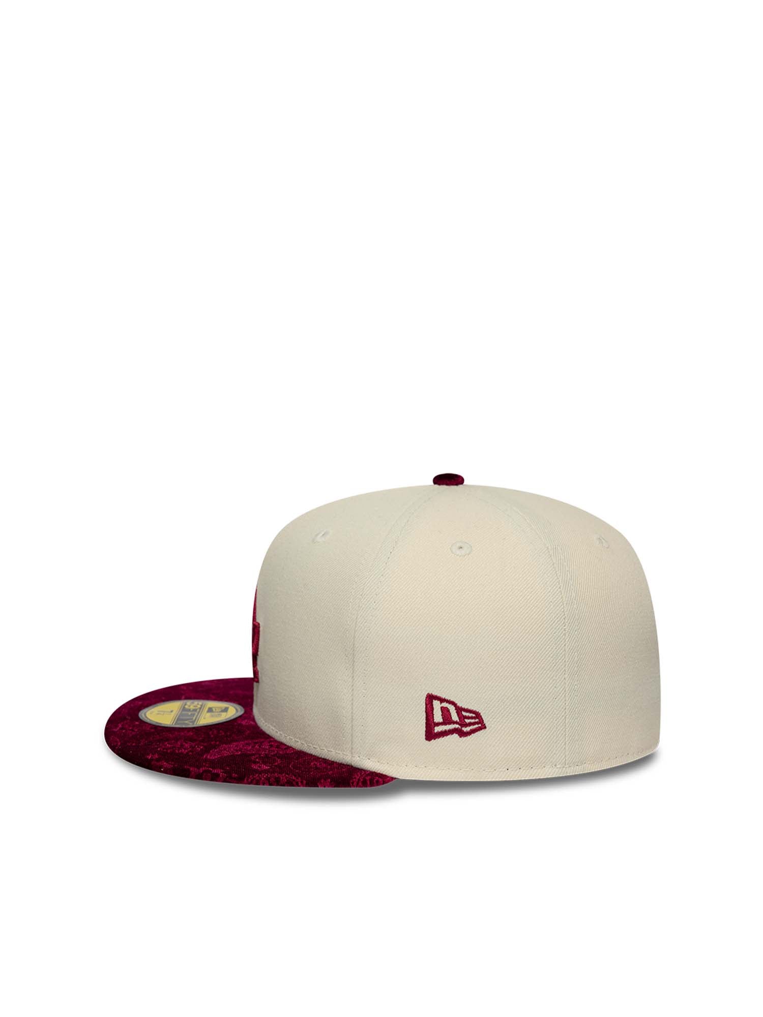 New Era Cappellino 59FIFTY Fitted LA Dodgers MLB Paisley Rosso