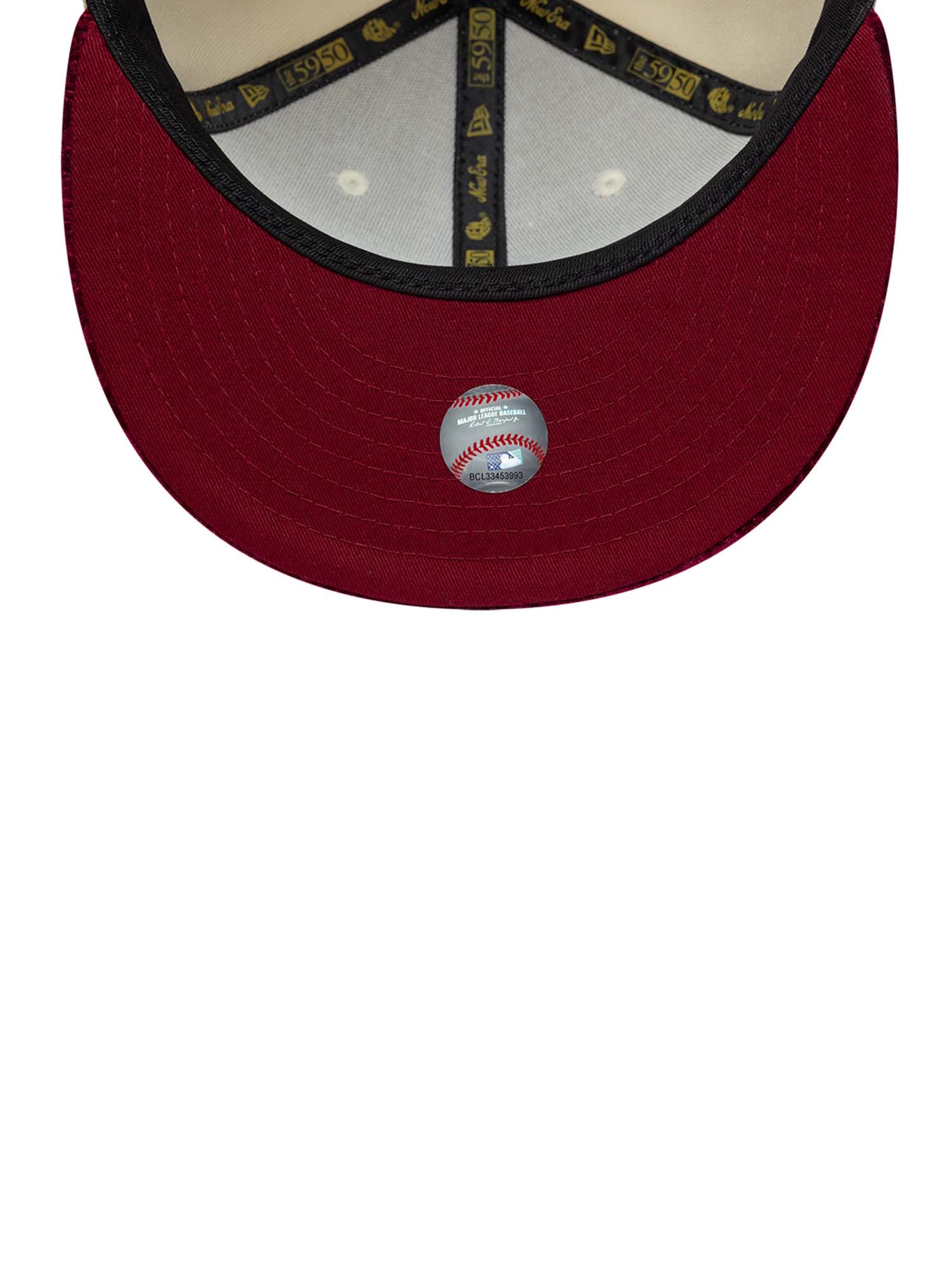 New Era Cappellino 59FIFTY Fitted LA Dodgers MLB Paisley Rosso