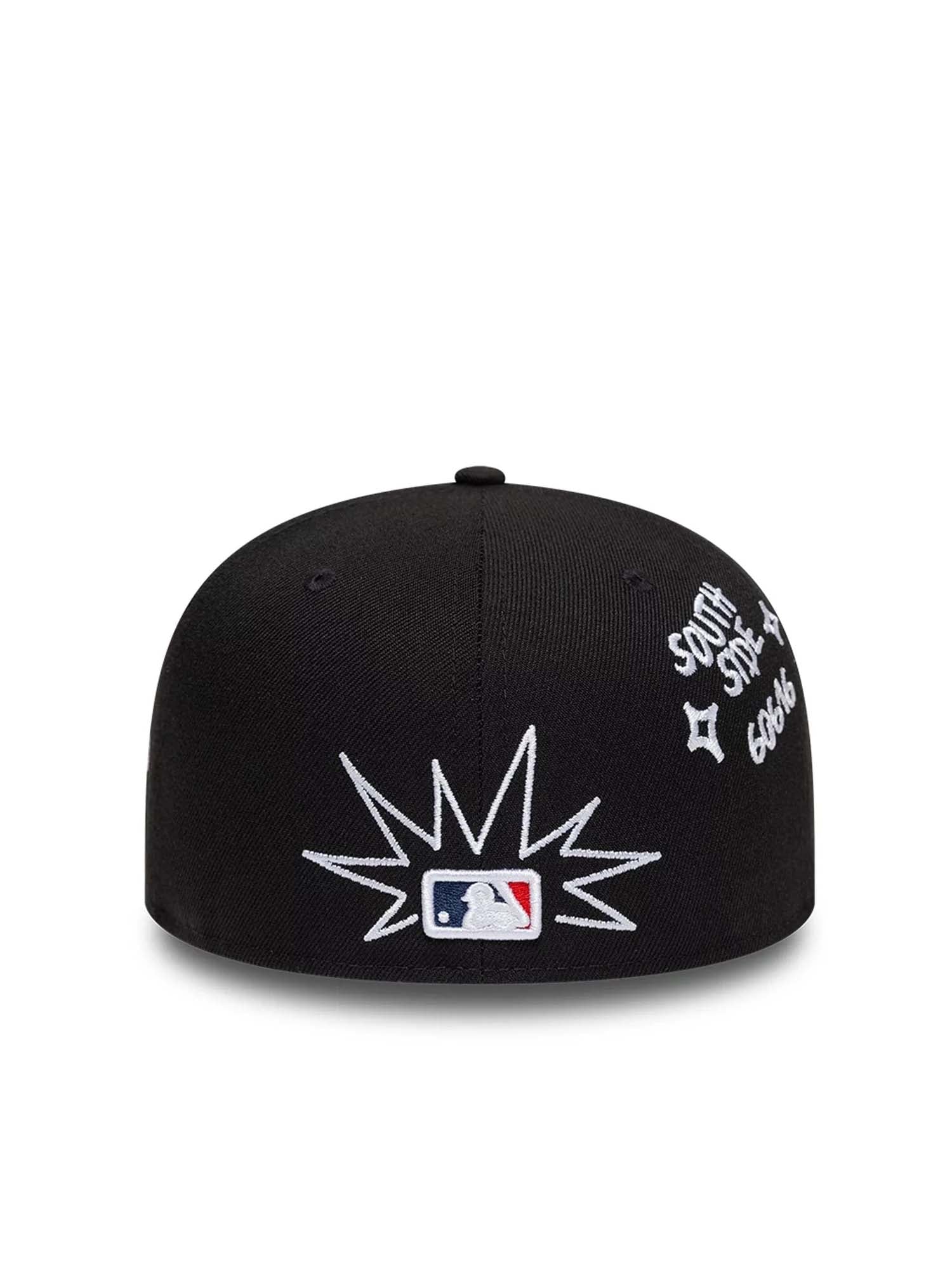 New Era Cappellino 59FIFTY Fitted Chicago White Sox MLB Scribble Nero