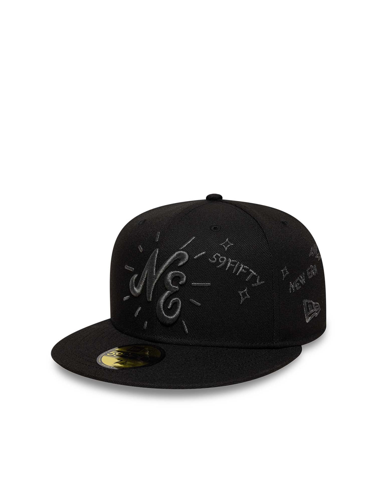 New Era Cappellino 59FIFTY Fitted New Era Scribble Nero