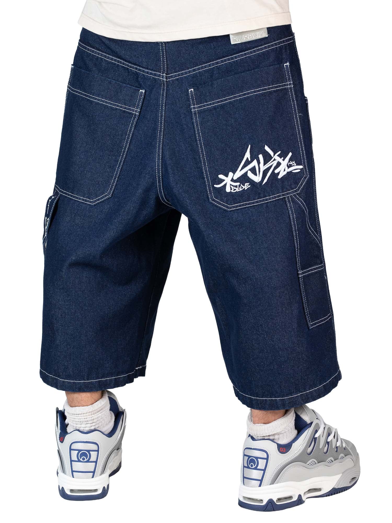 Blueskin Jeans Baggy Bermuda Blu