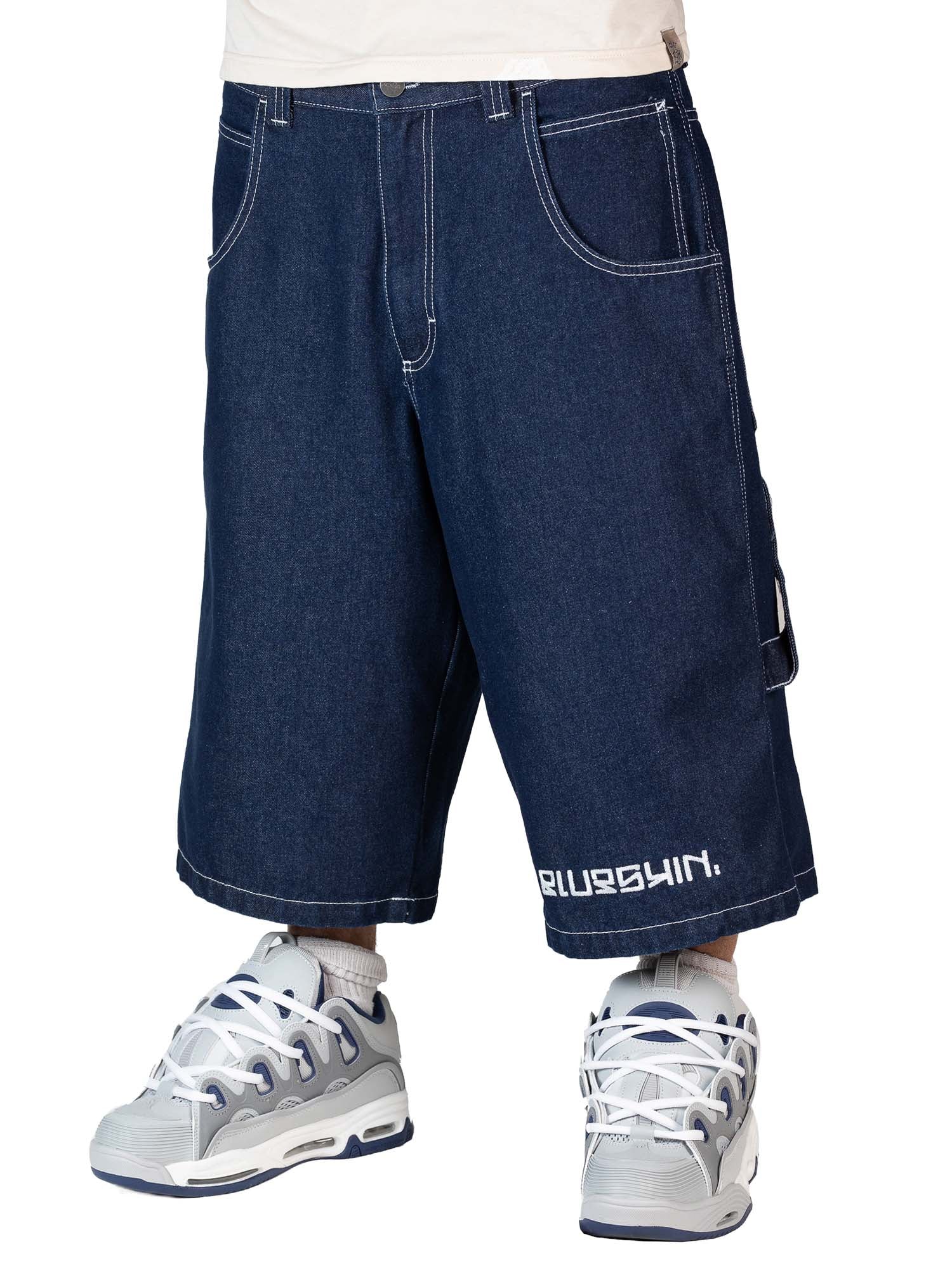 Blueskin Jeans Baggy Bermuda Blu