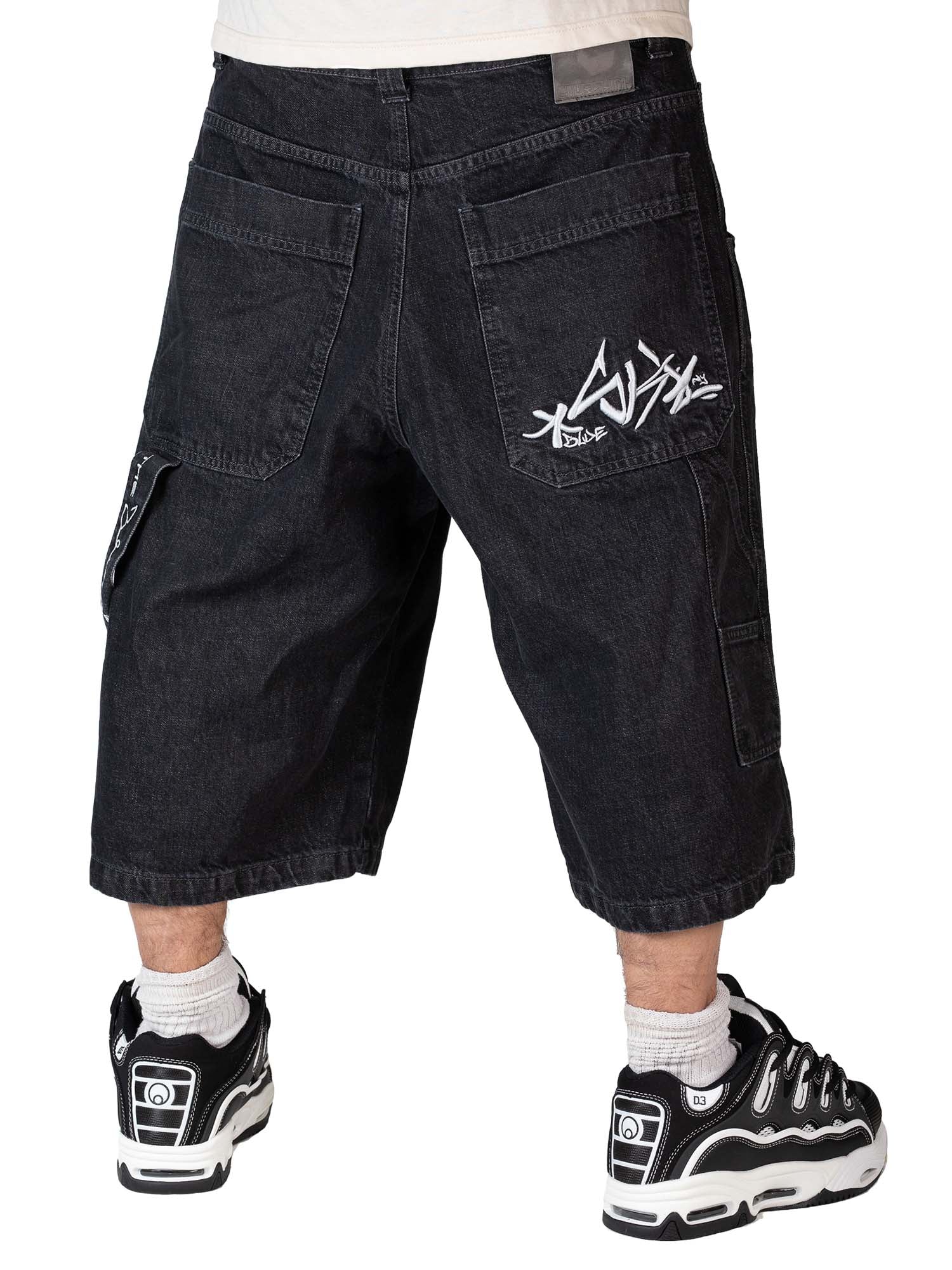 Blueskin Jeans Baggy Bermuda Nero