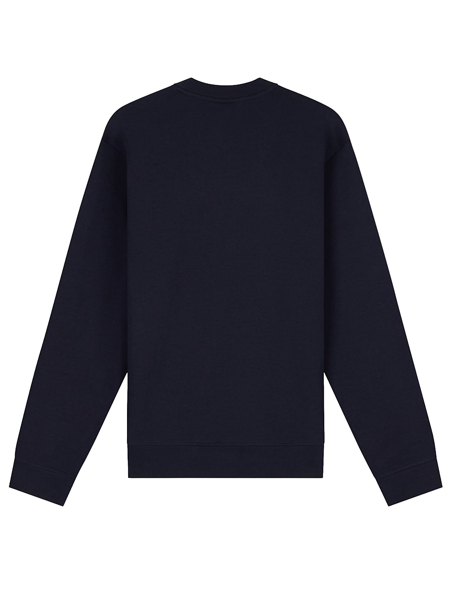 Armani Exchange felpa regular fit in jersey di cotone stretch Blu