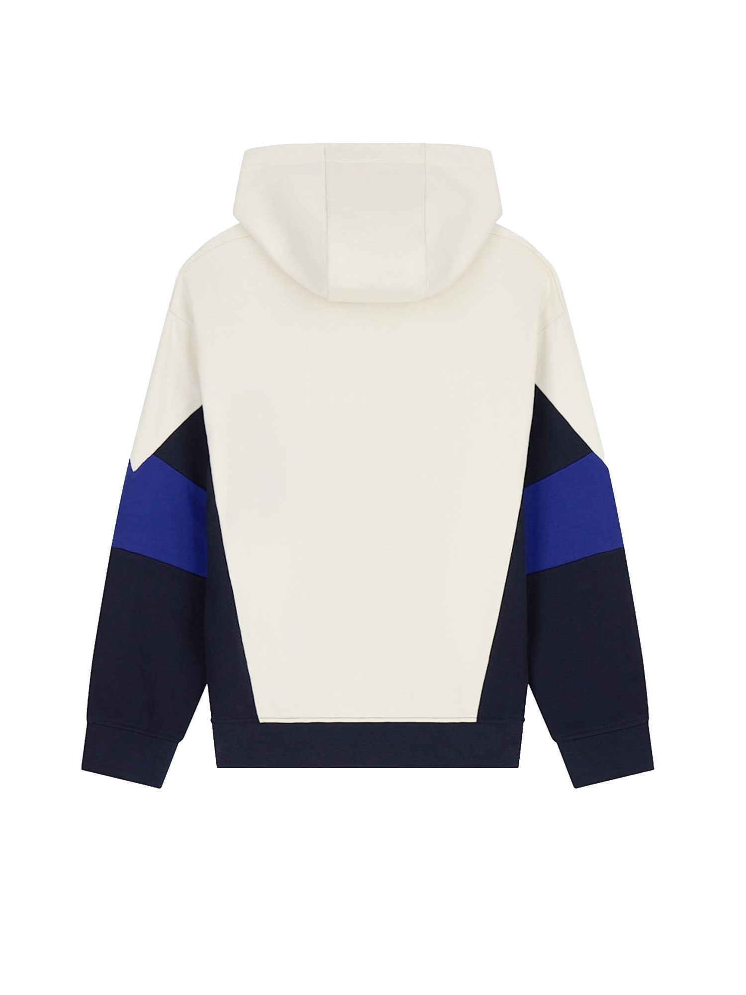 Armani Exchange Felpa con cappuccio in cotone french terry e logo Multicolore