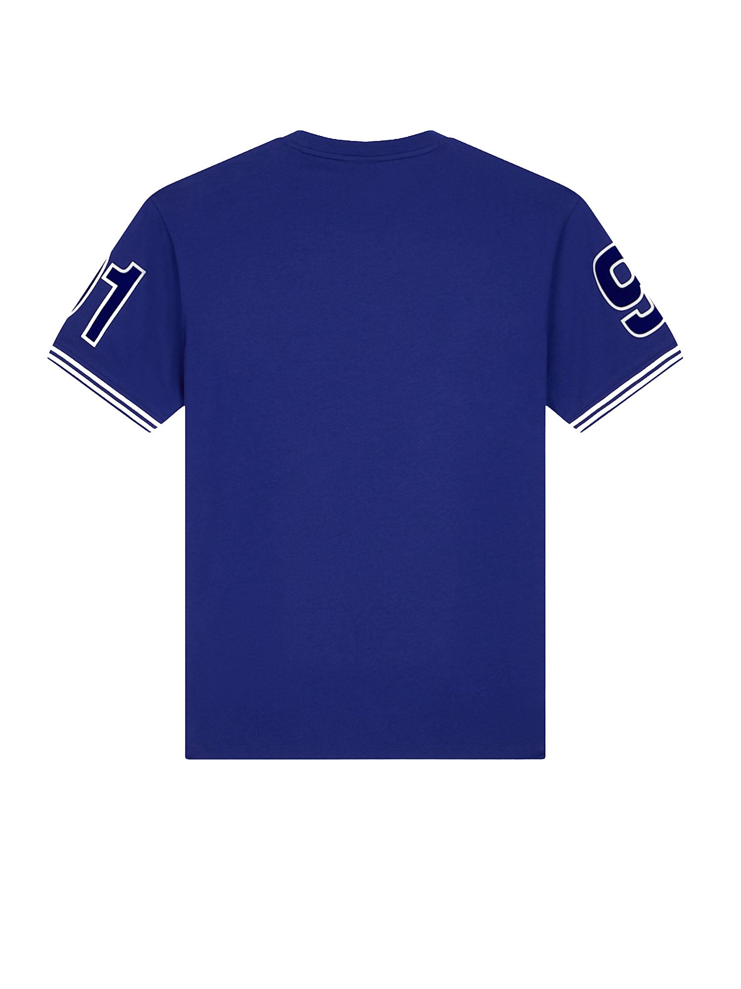 Armani Exchange T-shirt con vestibilità regolare in jersey di cotone Blu