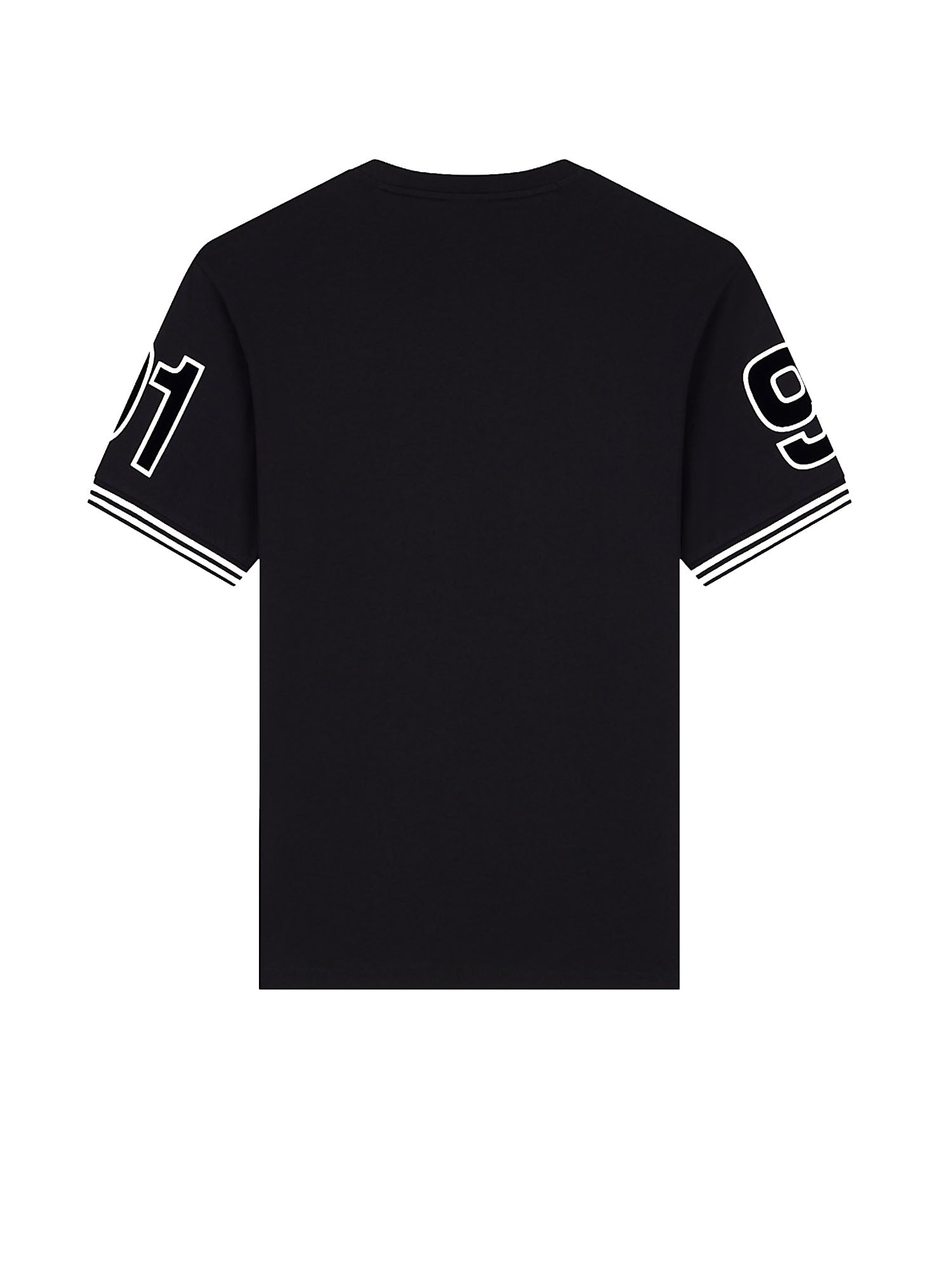 Armani Exchange T-shirt con vestibilità regolare in jersey di cotone Nero
