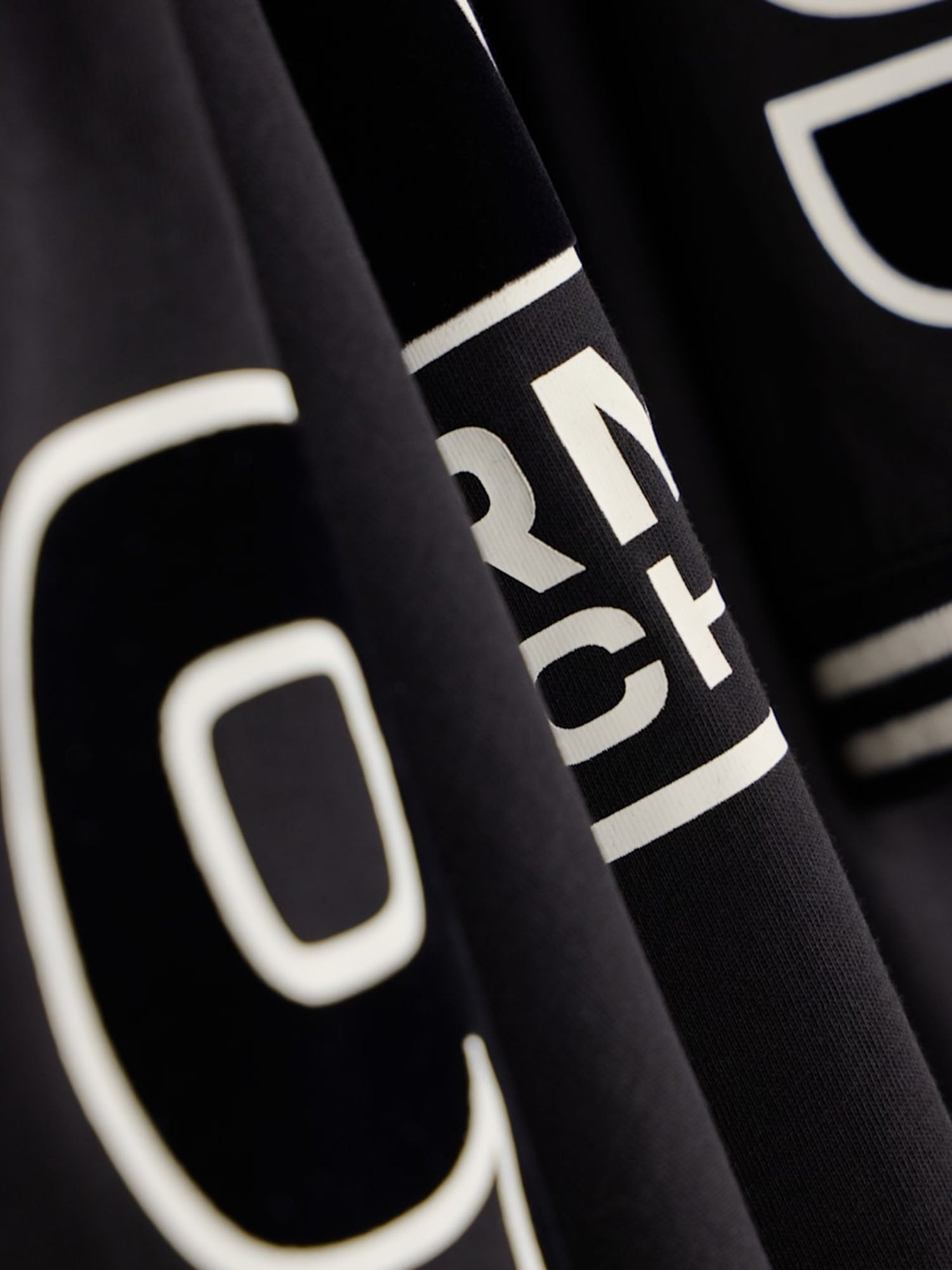 Armani Exchange T-shirt con vestibilità regolare in jersey di cotone Nero
