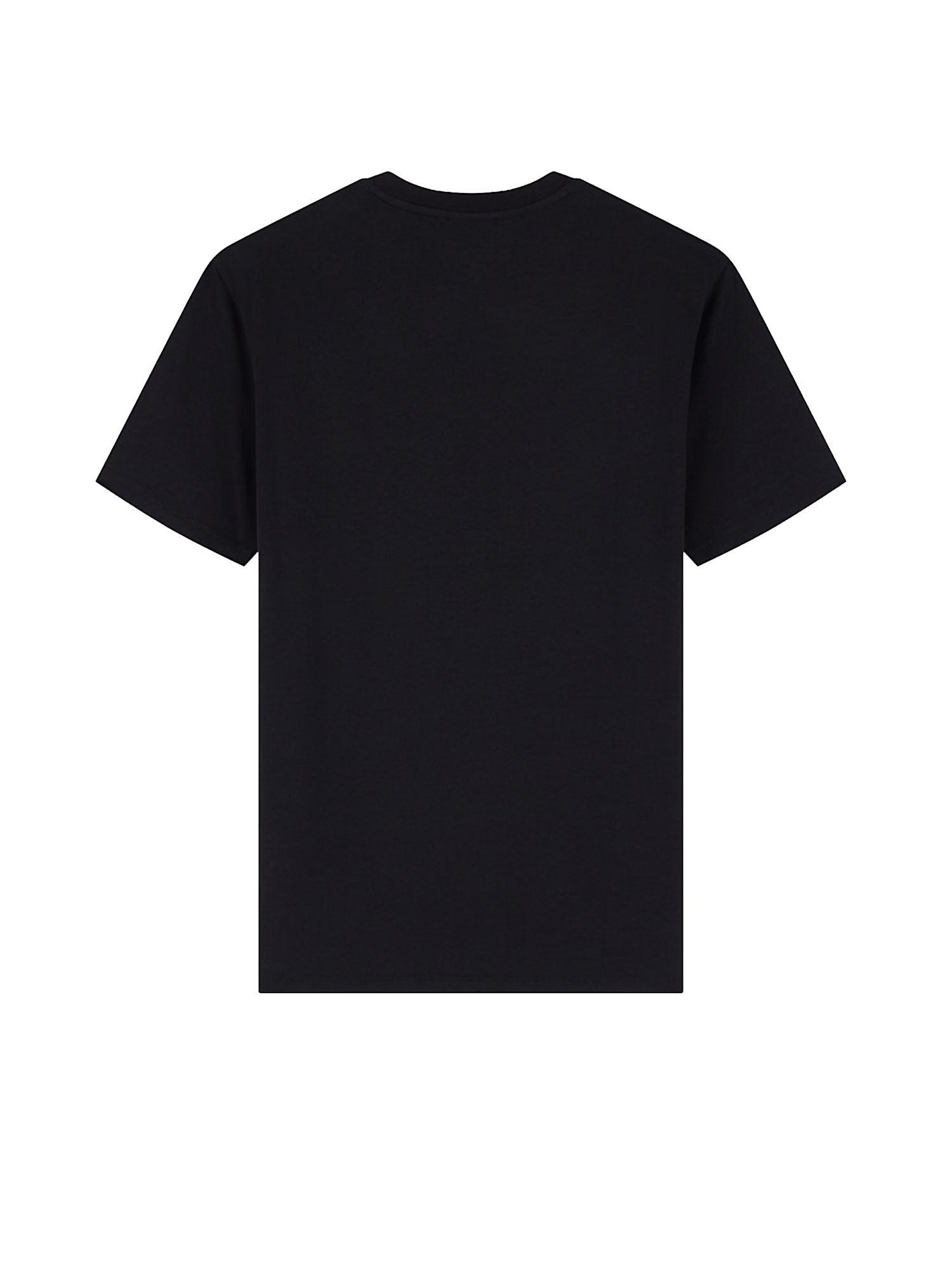 Armani Exchange T-shirt a taglio slim in jersey di cotone stretch Nero